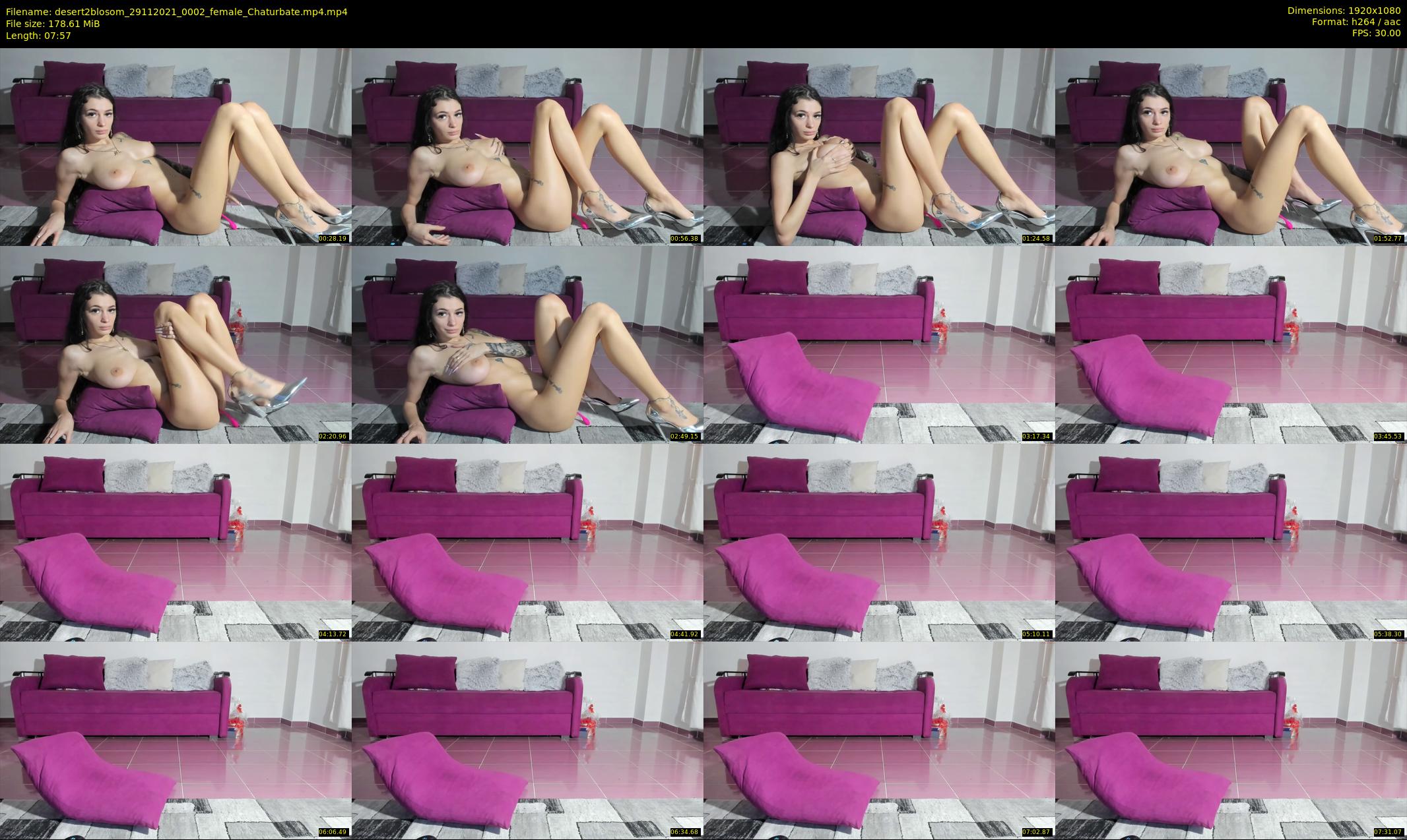 desert2blosom — 8 minute Chaturbate female cam show recording, 1080p, Nov 29, 2021