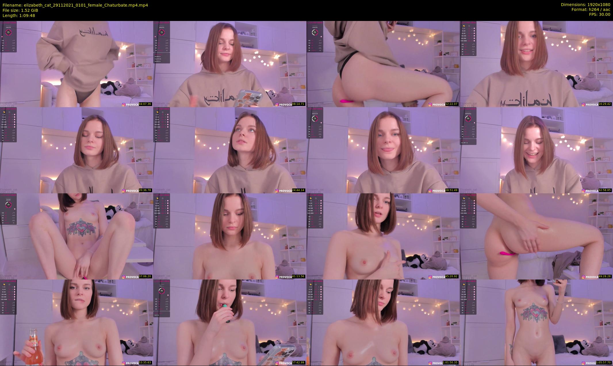 elizabeth_cat — 70 minute Chaturbate female cam show recording, 1080p, Nov 29, 2021