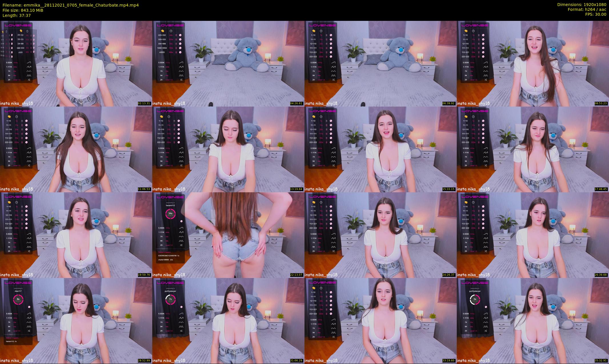 emmika_ — 38 minute Chaturbate female cam show recording, 1080p, Nov 28, 2021