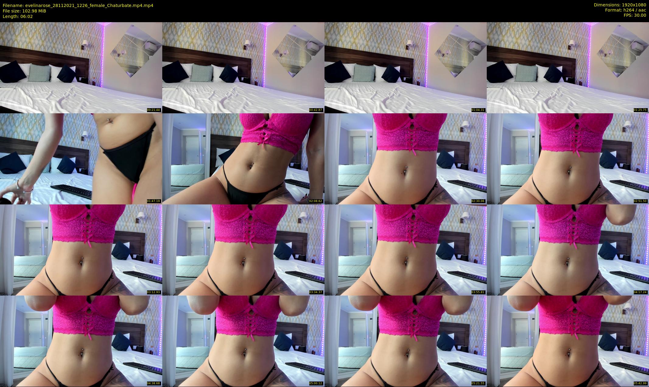 evelinarose — 7 minute Chaturbate female cam show recording, 1080p, Nov 28, 2021