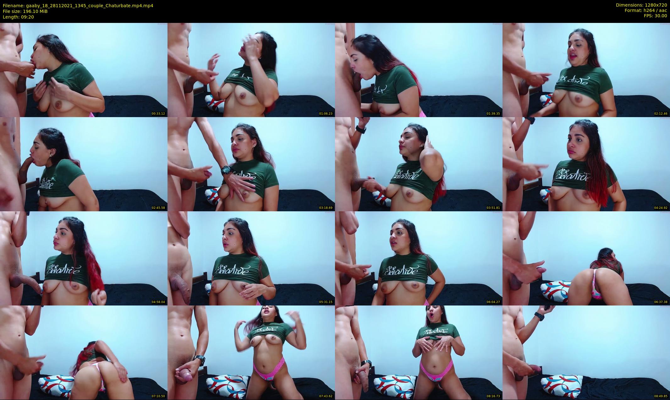 gaaby_18 — 10 minute Chaturbate couple cam show recording, 720p, Nov 28, 2021