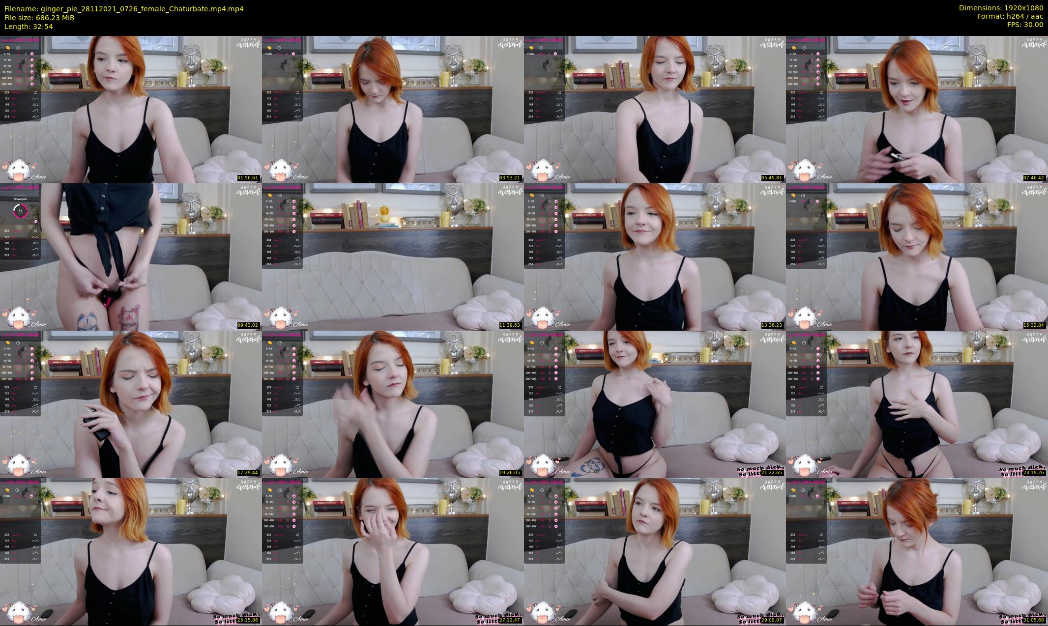 ginger_pie — 33 minute Chaturbate female cam show recording, 1080p, Nov 28, 2021