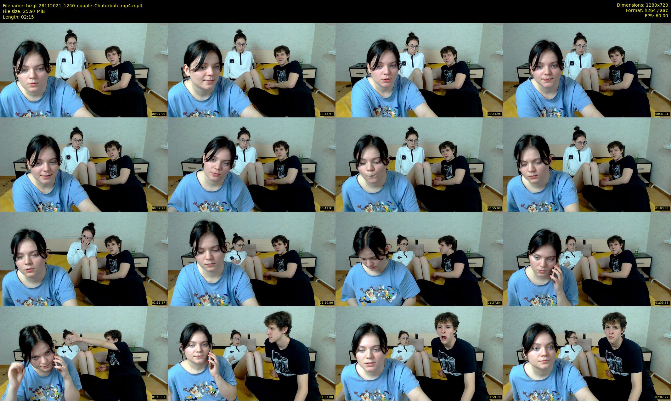 hizgi — 3 minute Chaturbate couple cam show recording, 720p, Nov 28, 2021