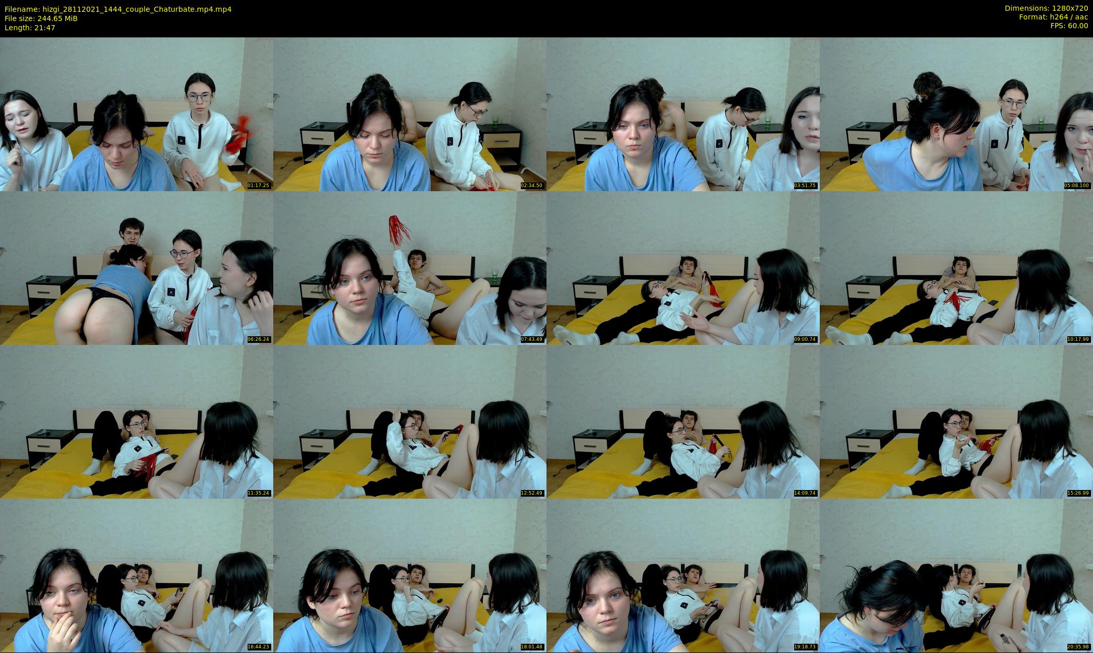 hizgi — 22 minute Chaturbate couple cam show recording, 720p, Nov 28, 2021