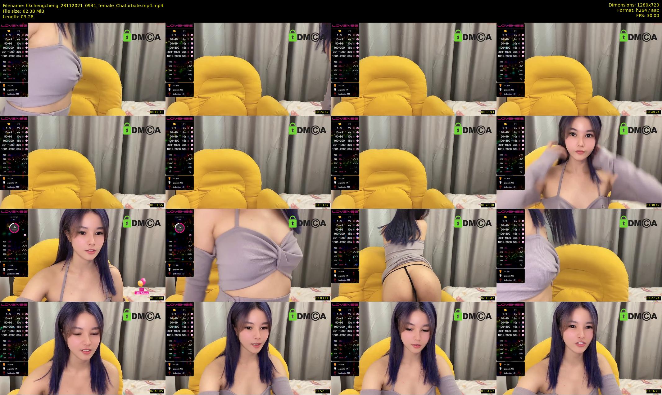 hkchengcheng — 4 minute Chaturbate female cam show recording, 720p, Nov 28, 2021