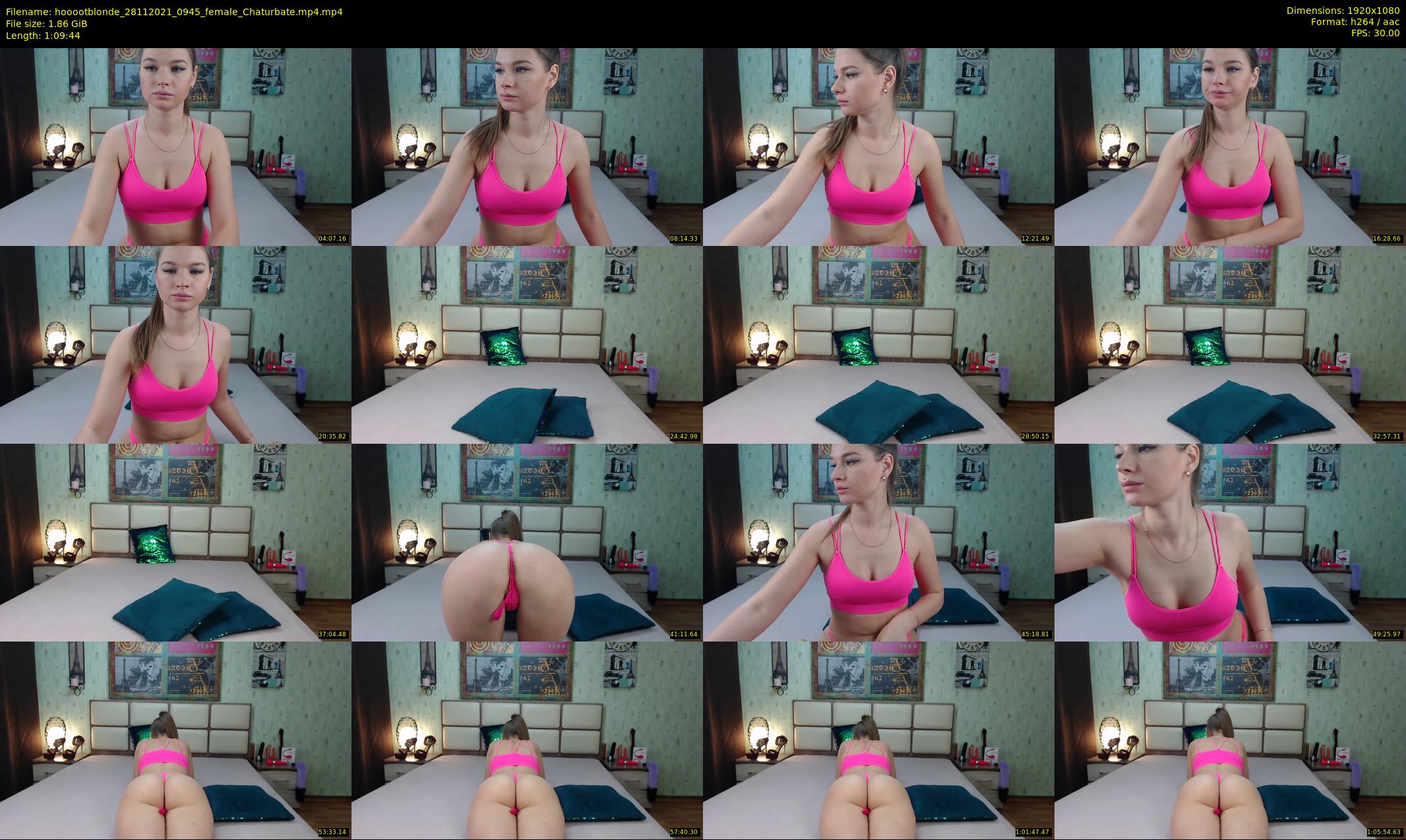 hooootblonde — 70 minute Chaturbate female cam show recording, 1080p, Nov 28, 2021