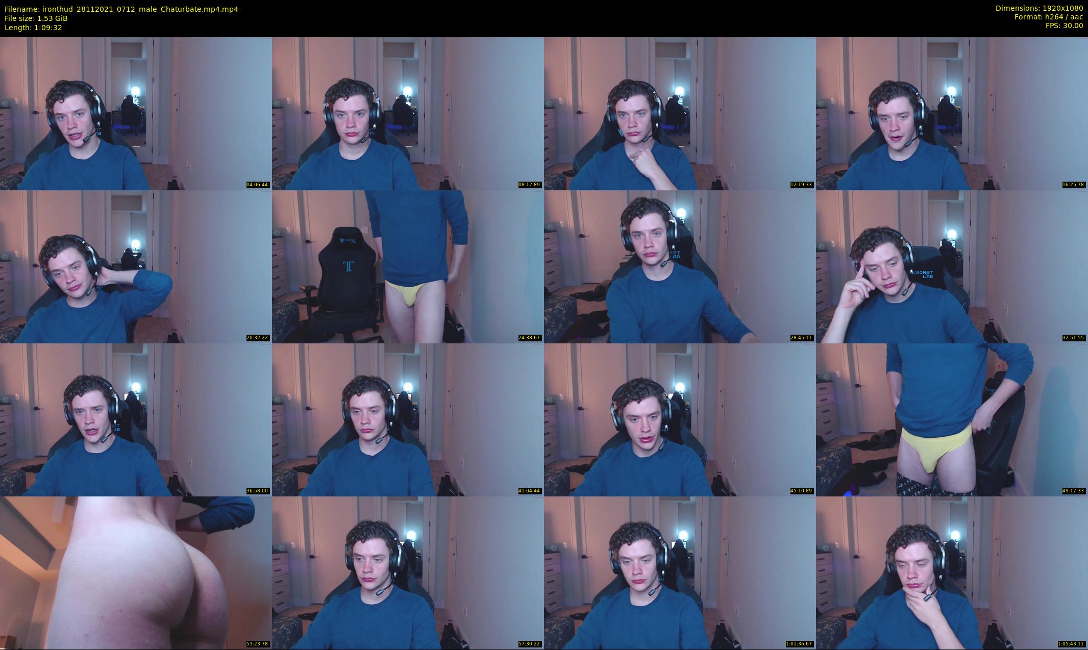 ironthud — 70 minute Chaturbate male cam show recording, 1080p, Nov 28, 2021