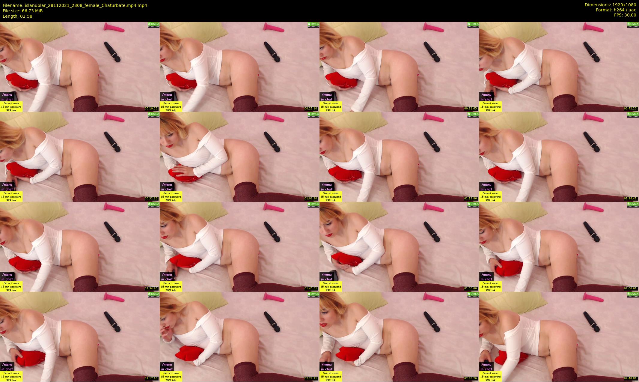 islanublar — 3 minute Chaturbate female cam show recording, 1080p, Nov 28, 2021