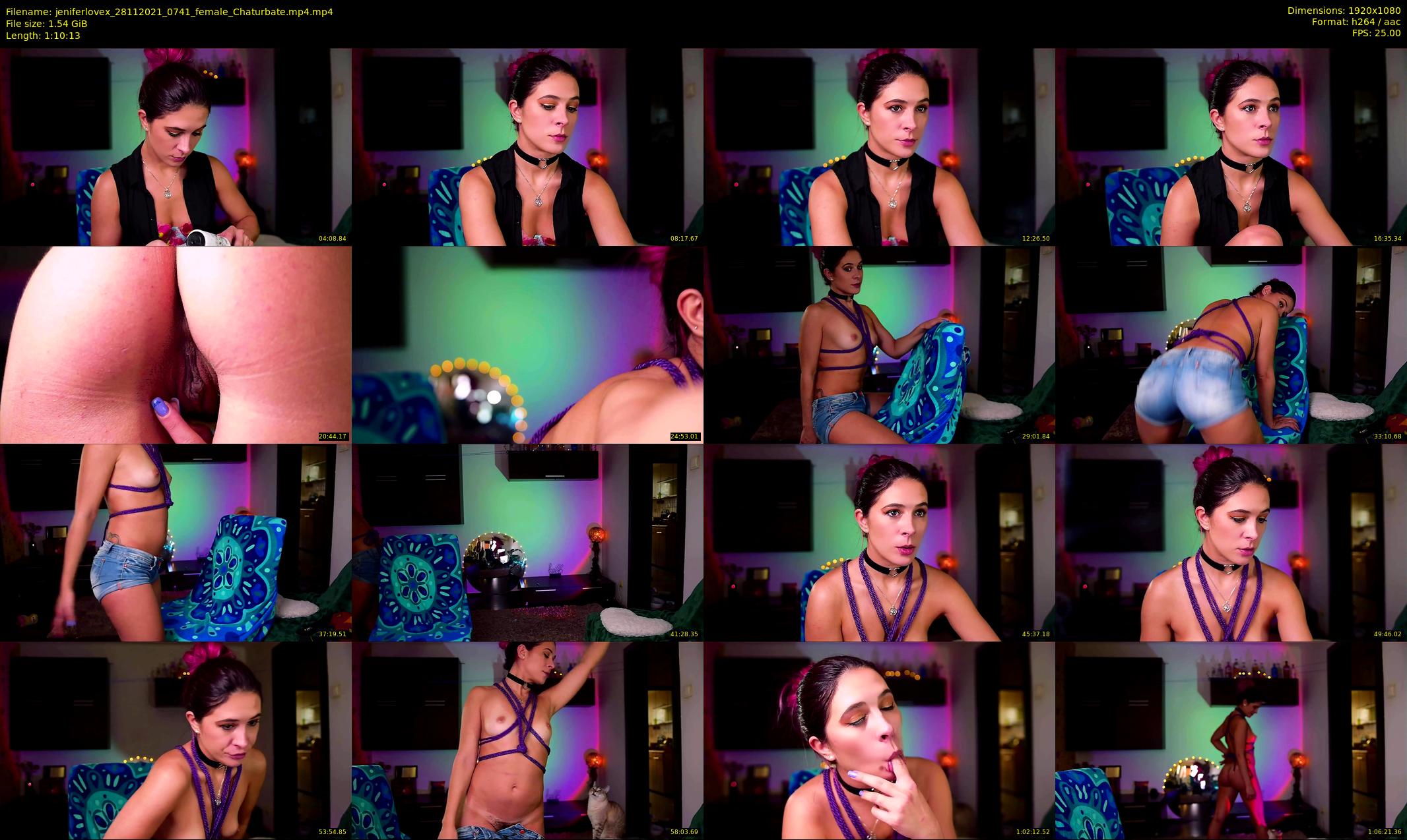 jeniferlovex — 71 minute Chaturbate female cam show recording, 1080p, Nov 28, 2021