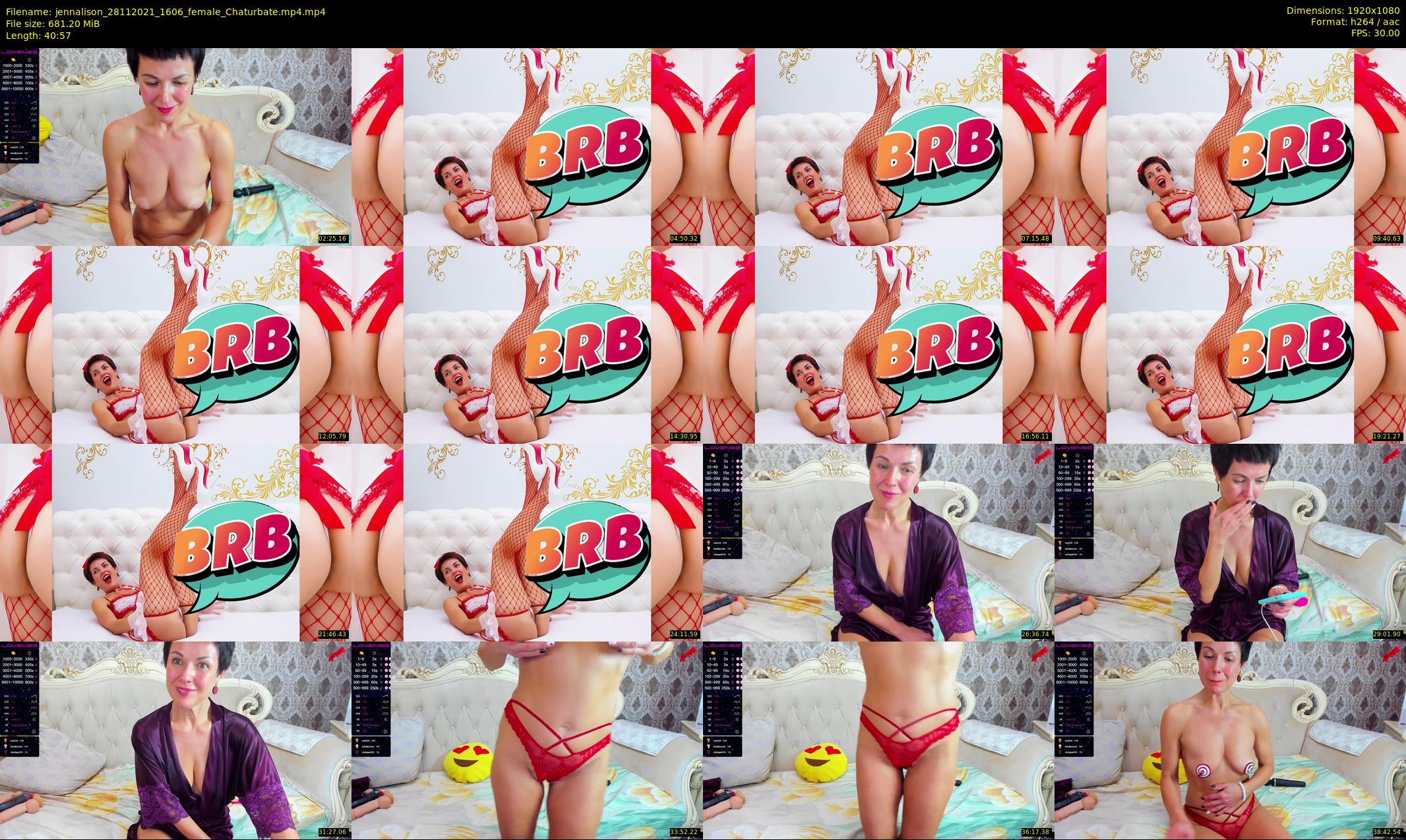 jennalison — 41 minute Chaturbate female cam show recording, 1080p, Nov 28, 2021