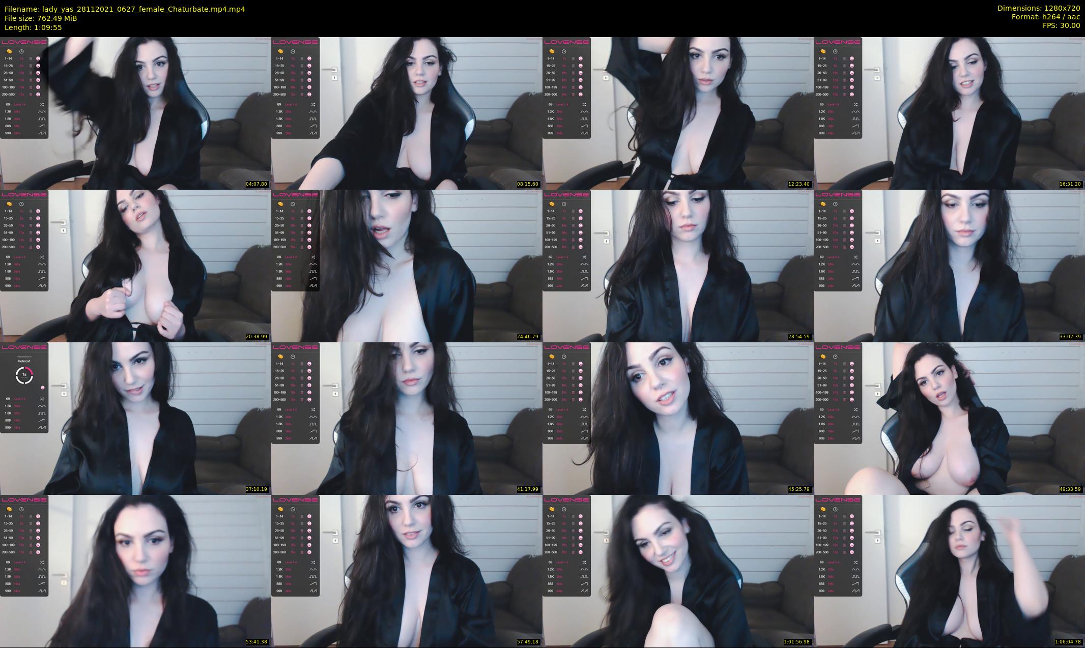lady_yas — 70 minute Chaturbate female cam show recording, 720p, Nov 28, 2021