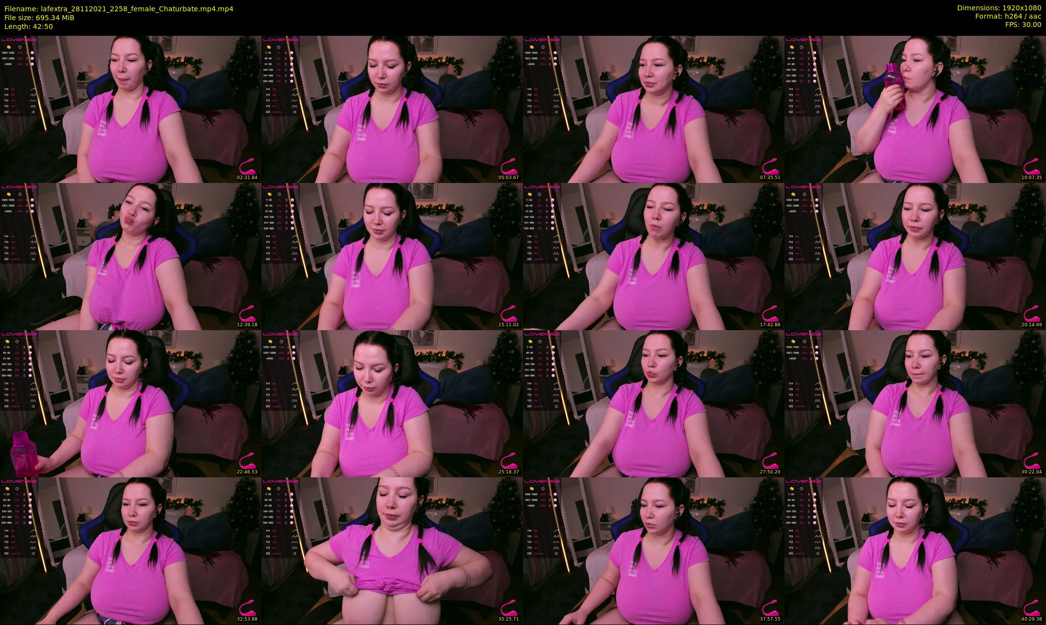 lafextra — 43 minute Chaturbate female cam show recording, 1080p, Nov 28, 2021