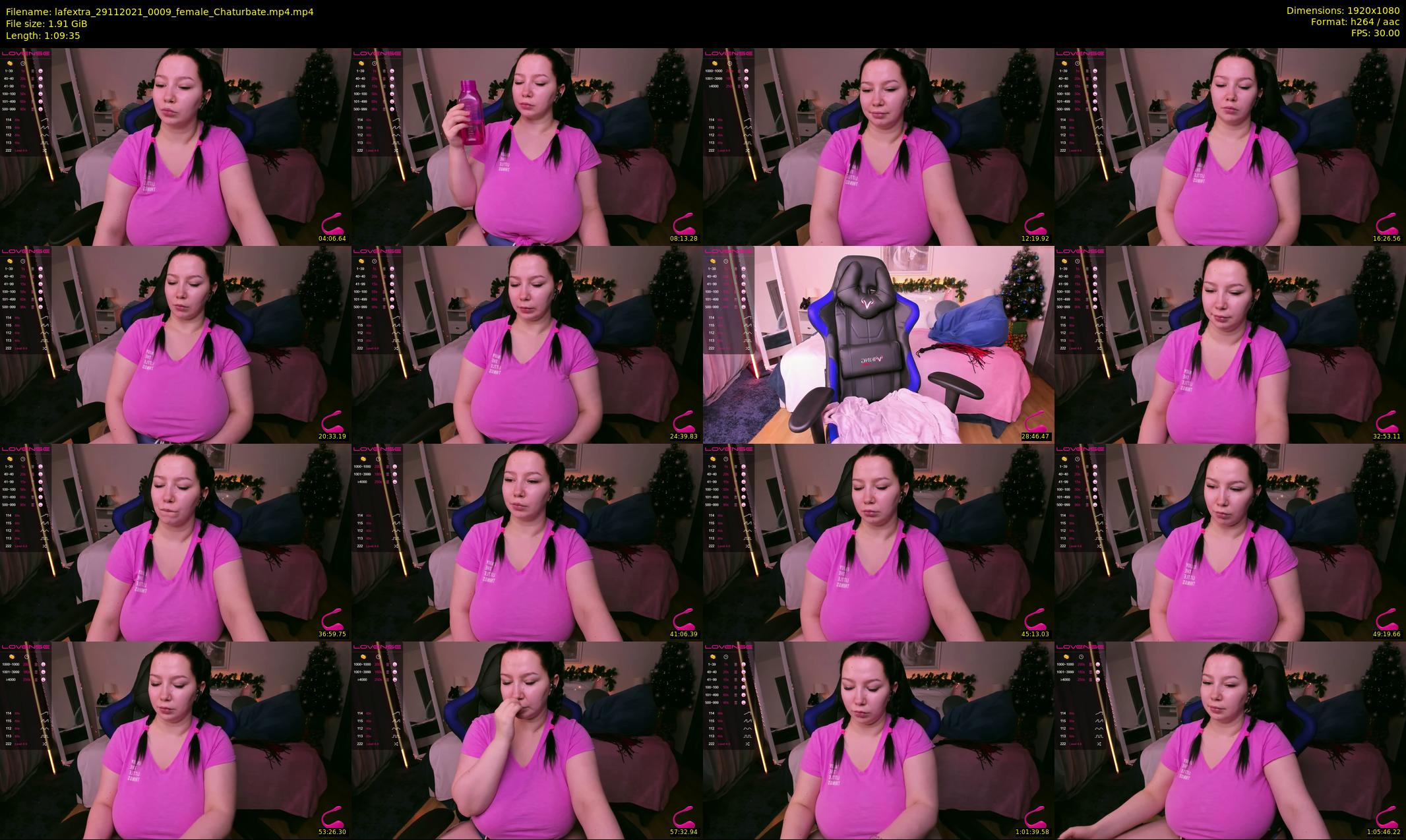 lafextra — 70 minute Chaturbate female cam show recording, 1080p, Nov 29, 2021