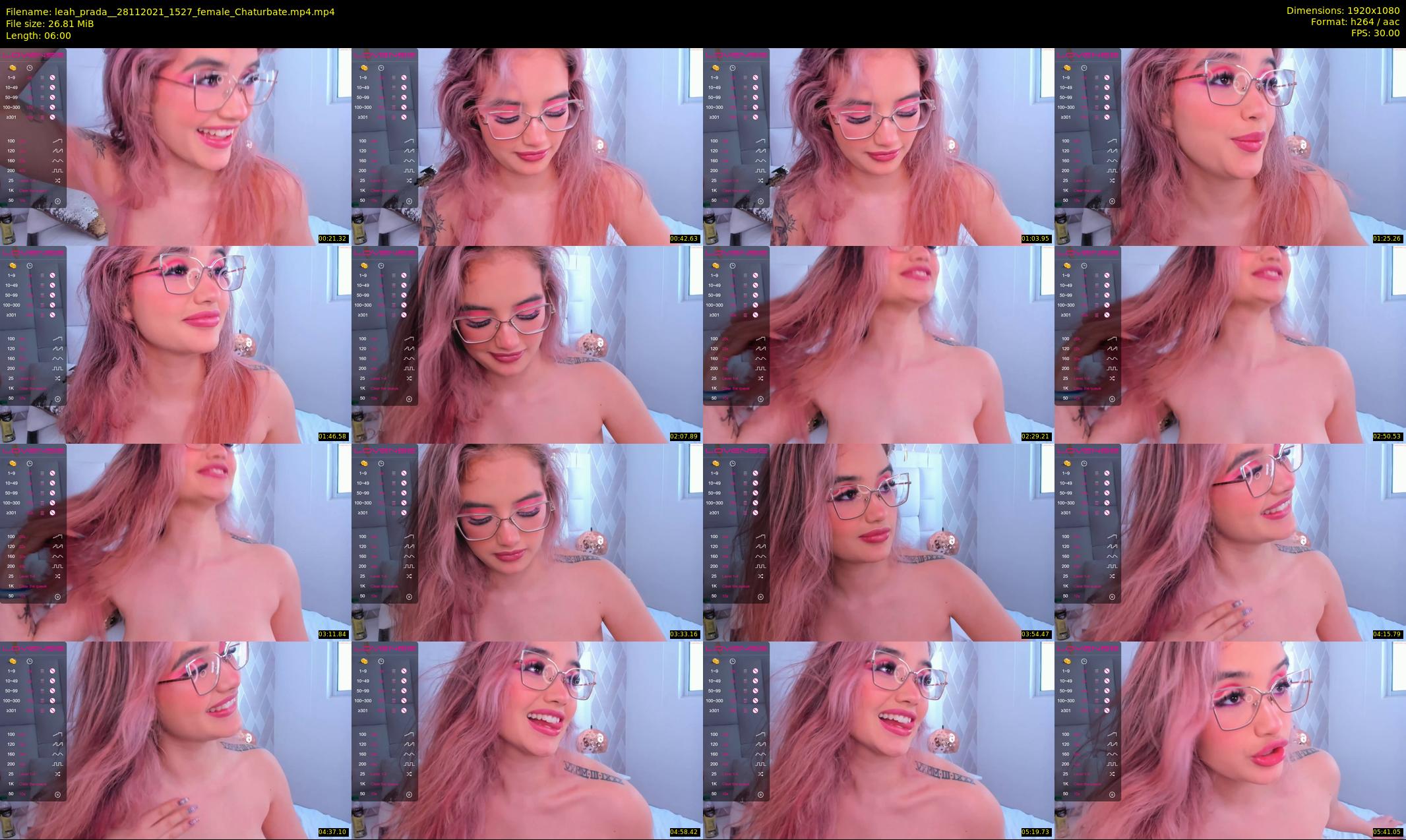 leah_prada_ — 6 minute Chaturbate female cam show recording, 1080p, Nov 28, 2021