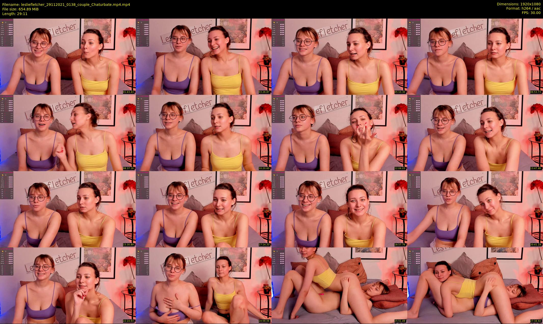 lesliefletcher — 30 minute Chaturbate couple cam show recording, 1080p, Nov 29, 2021