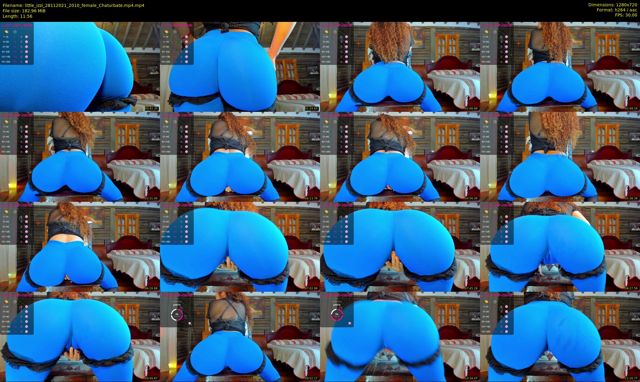 little_izzi — 12 minute Chaturbate female cam show recording, 720p, Nov 28, 2021