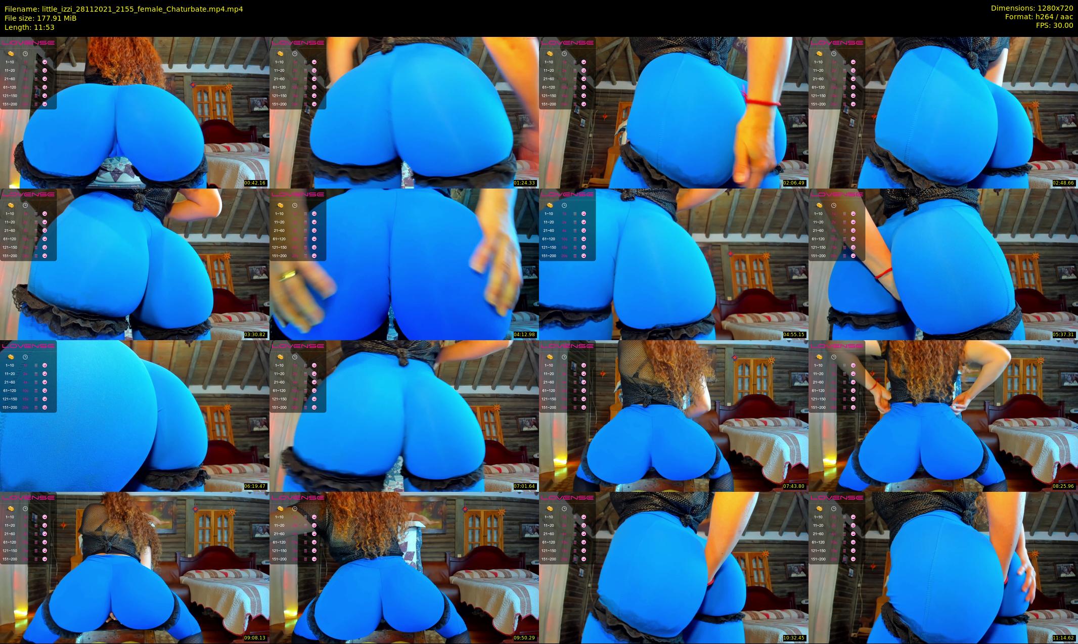 little_izzi — 12 minute Chaturbate female cam show recording, 720p, Nov 28, 2021