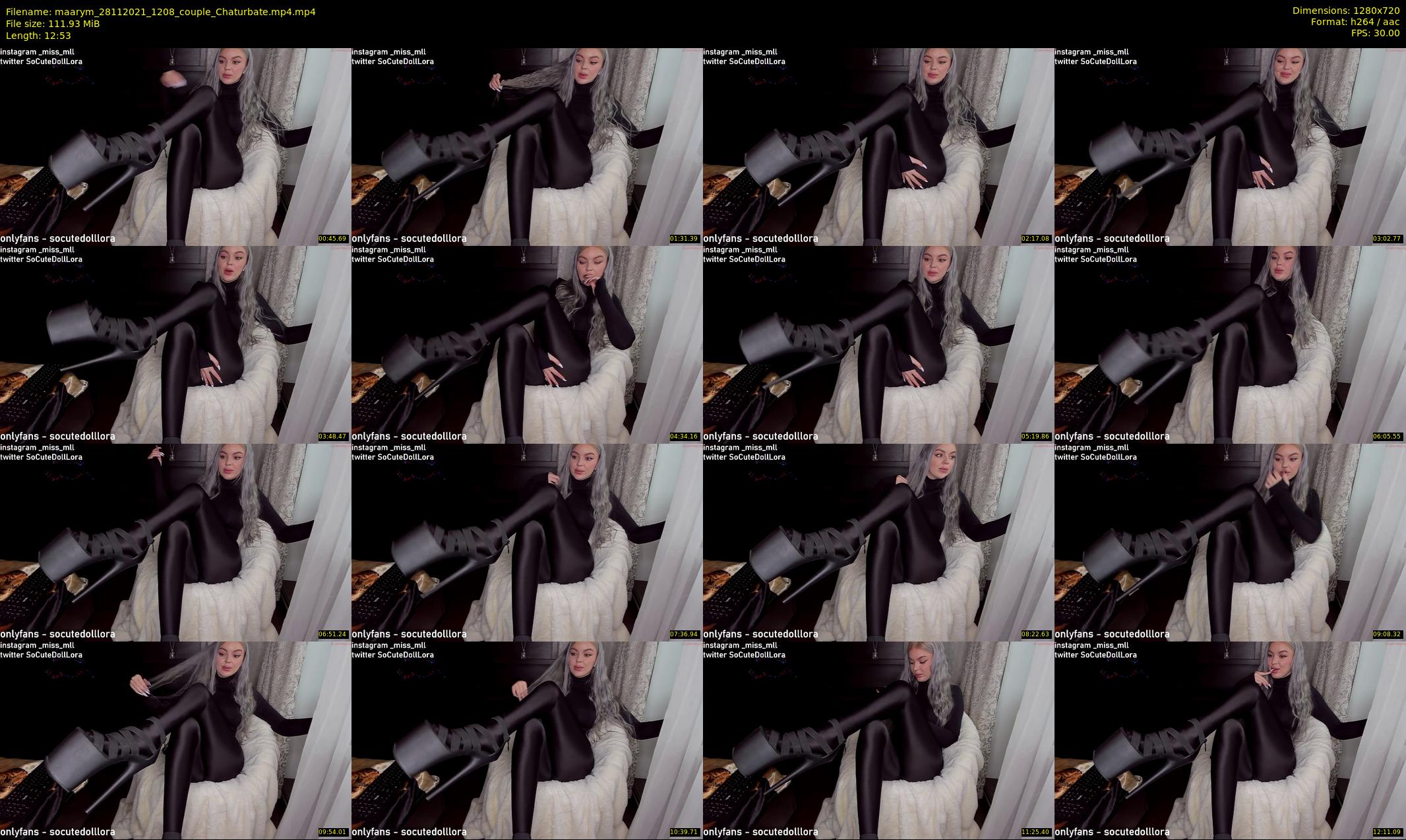 maarym — 13 minute Chaturbate couple cam show recording, 720p, Nov 28, 2021