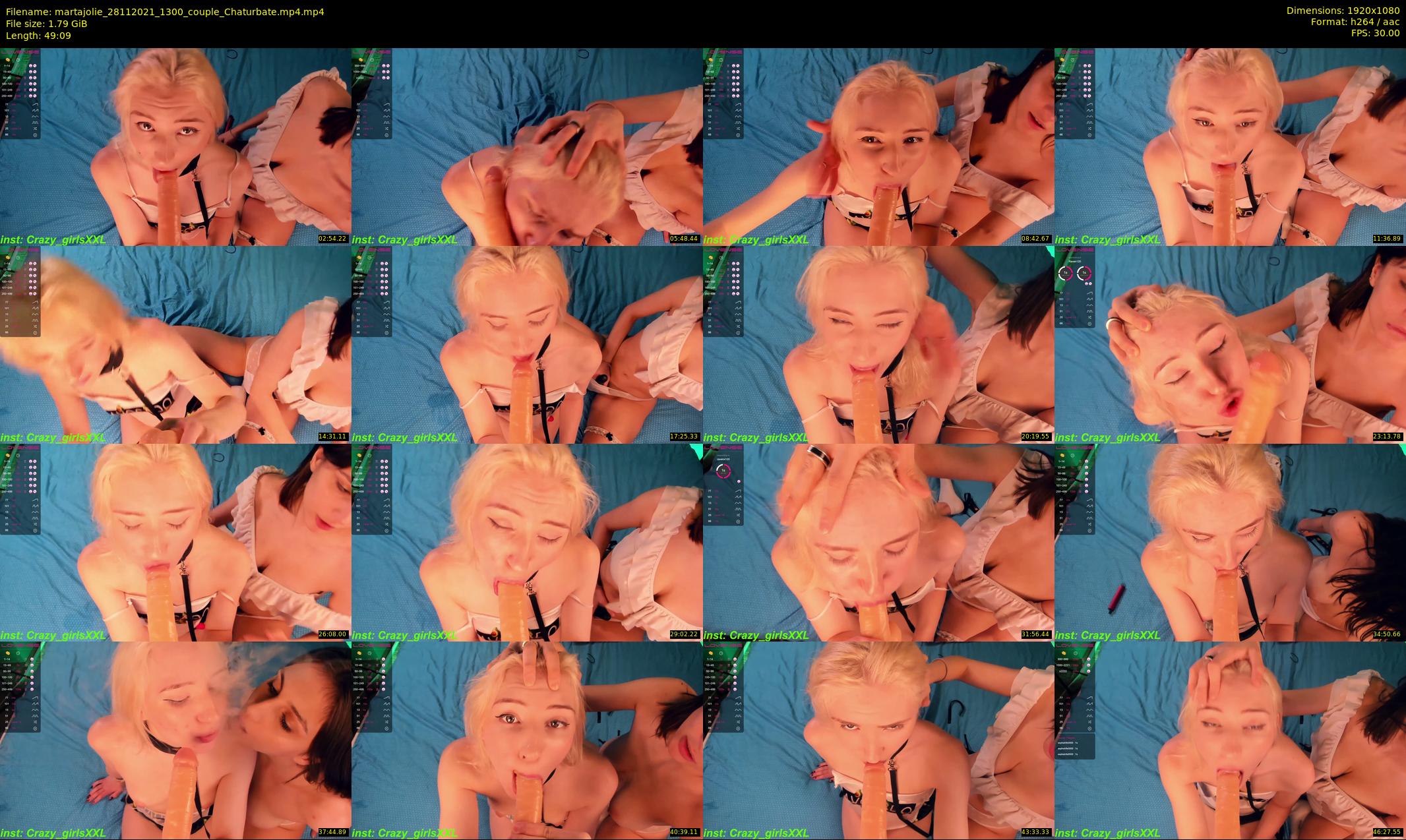 martajolie — 50 minute Chaturbate female cam show recording, 1080p, Nov 28, 2021