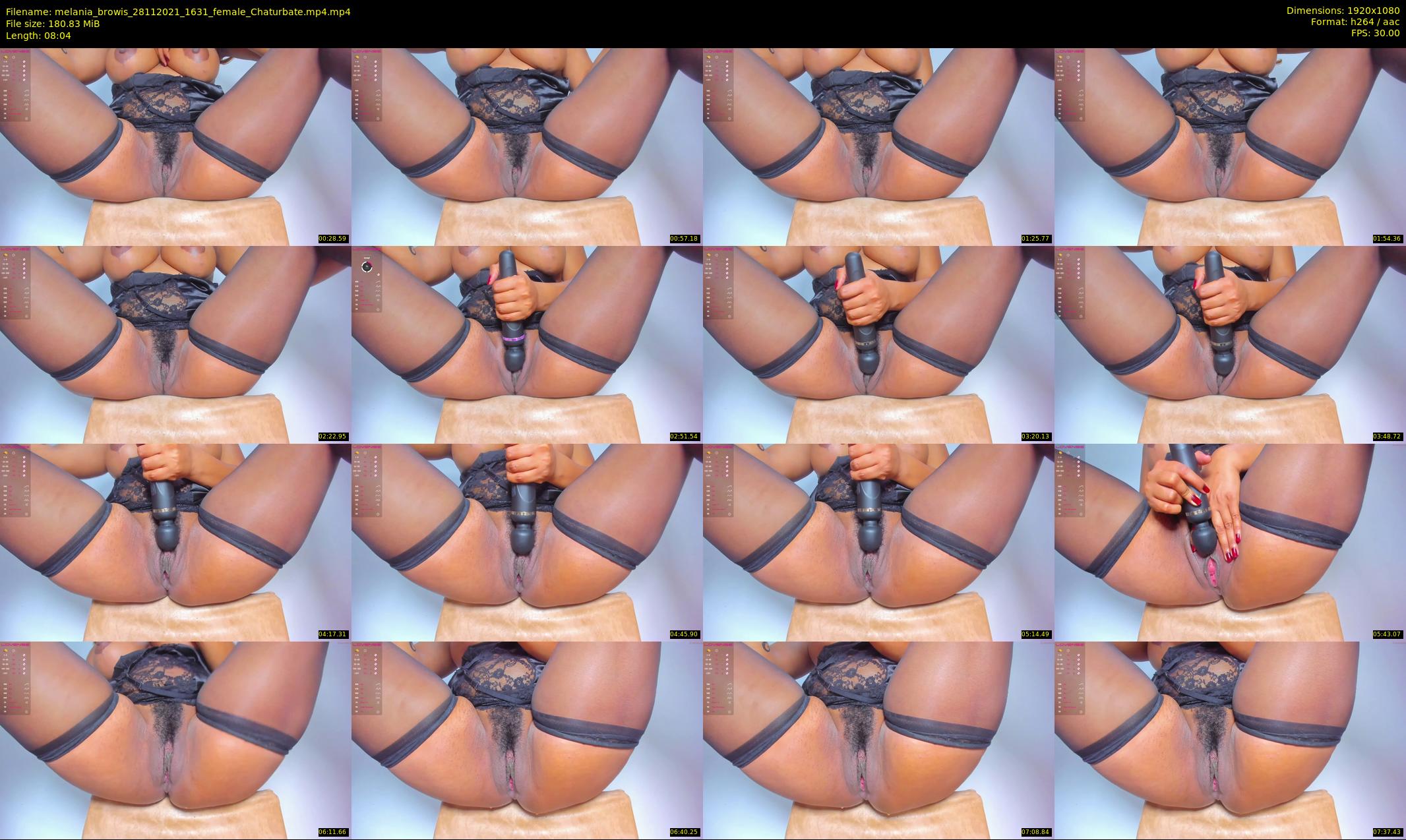 melania_browis — 9 minute Chaturbate female cam show recording, 1080p, Nov 28, 2021