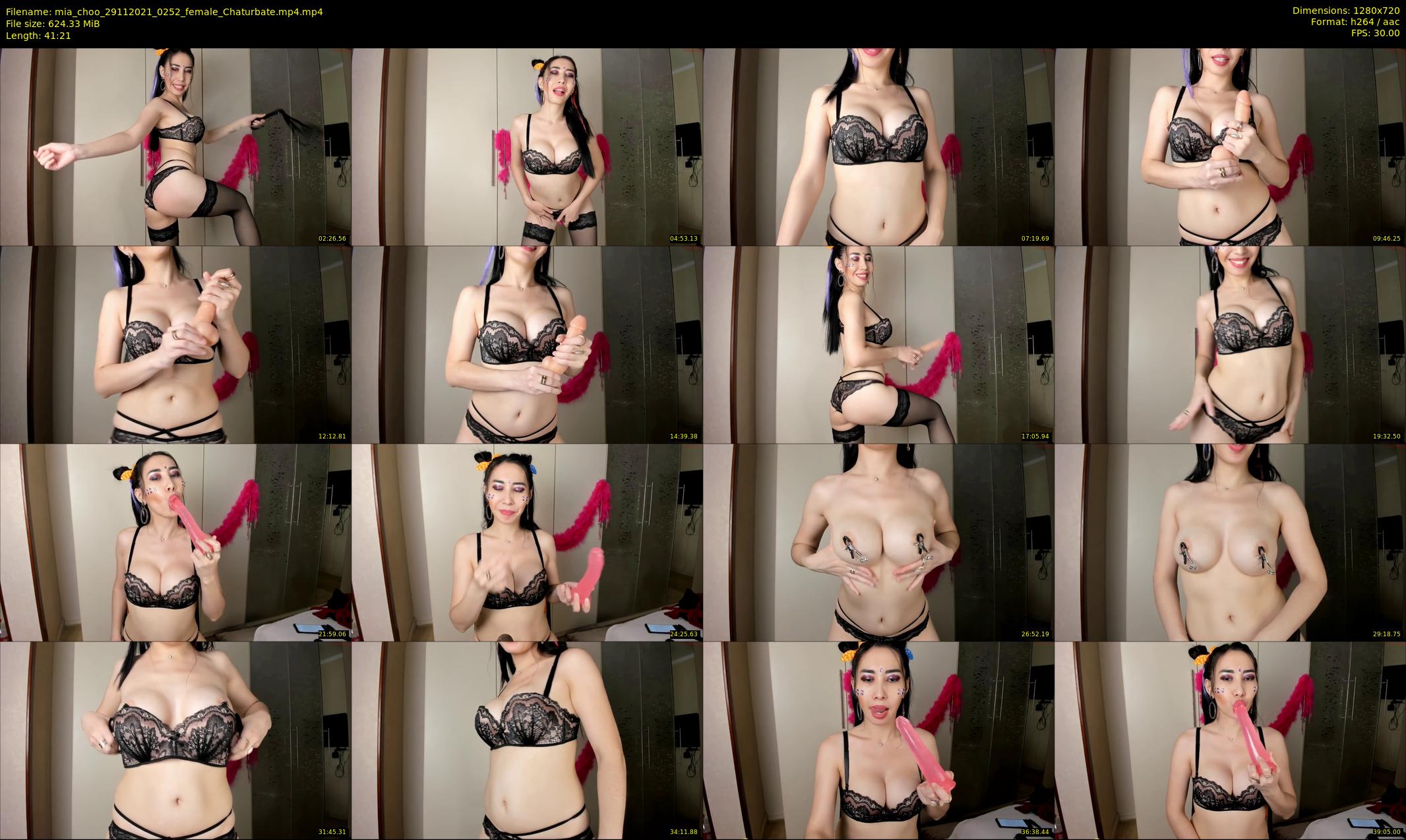 mia_choo — 42 minute Chaturbate female cam show recording, 720p, Nov 29, 2021