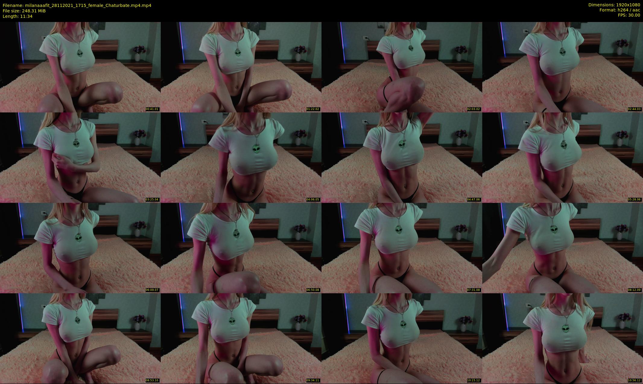 milanaaafit — 12 minute Chaturbate couple cam show recording, 1080p, Nov 28, 2021