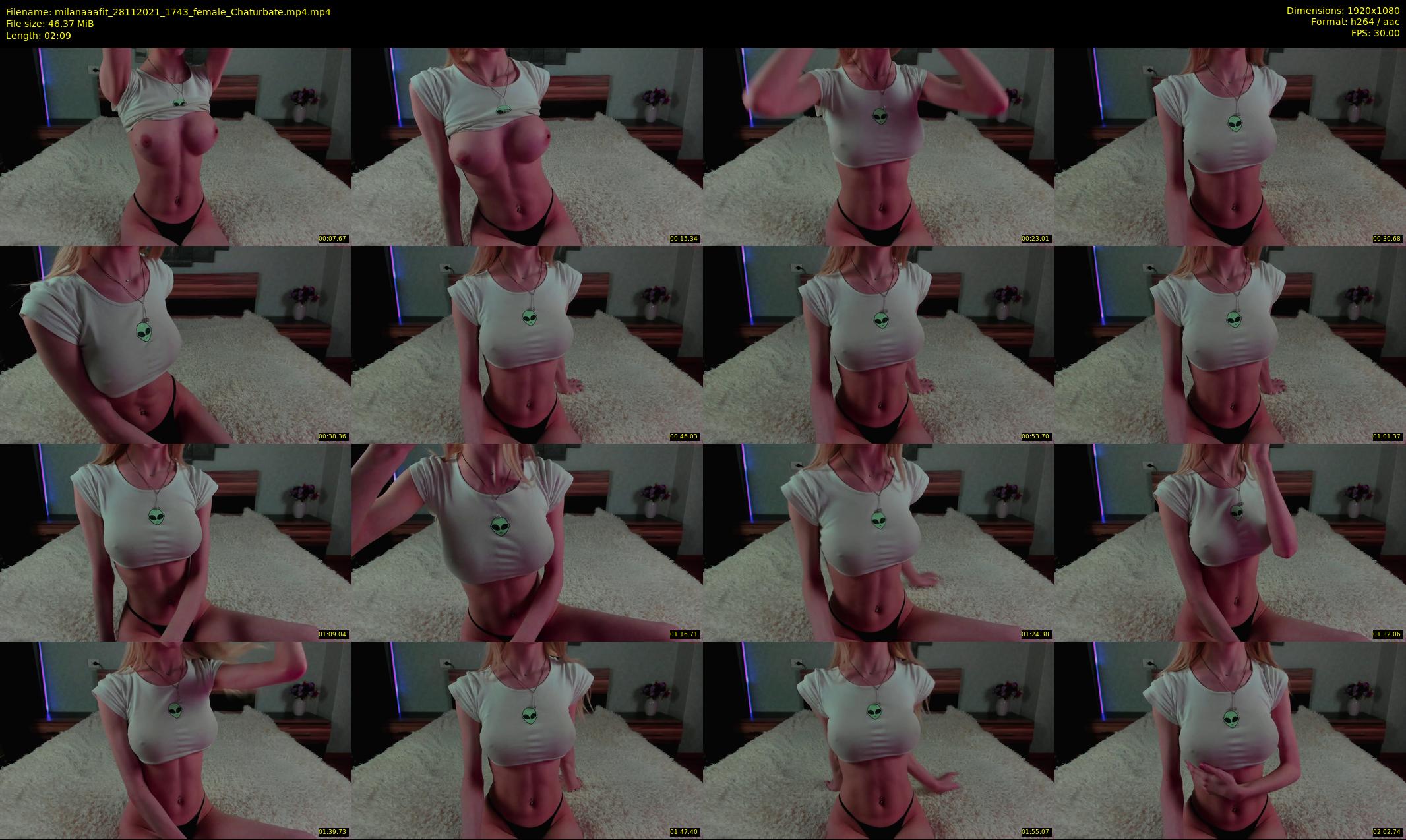 milanaaafit — 3 minute Chaturbate couple cam show recording, 1080p, Nov 28, 2021