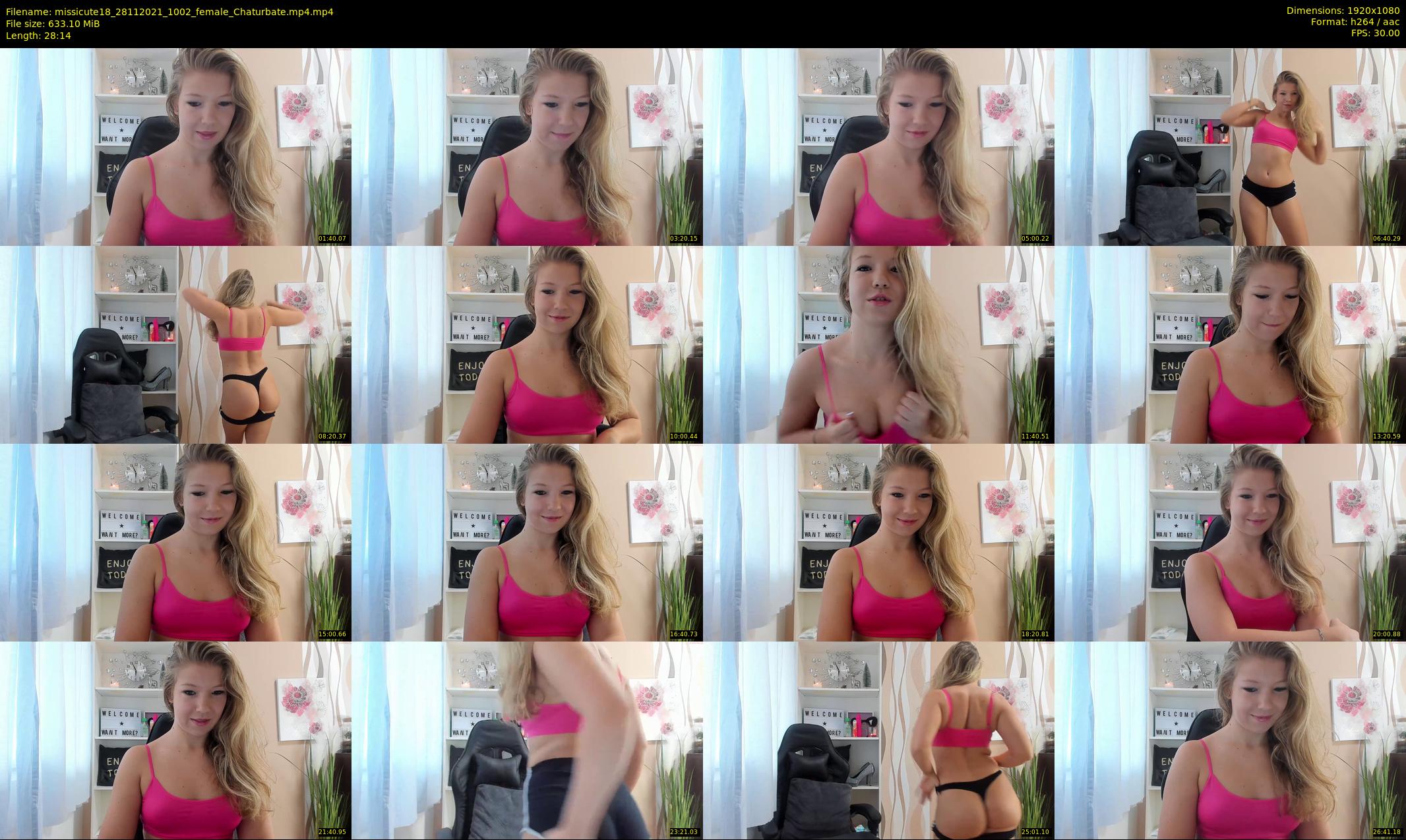 missicute18 — 29 minute Chaturbate female cam show recording, 1080p, Nov 28, 2021
