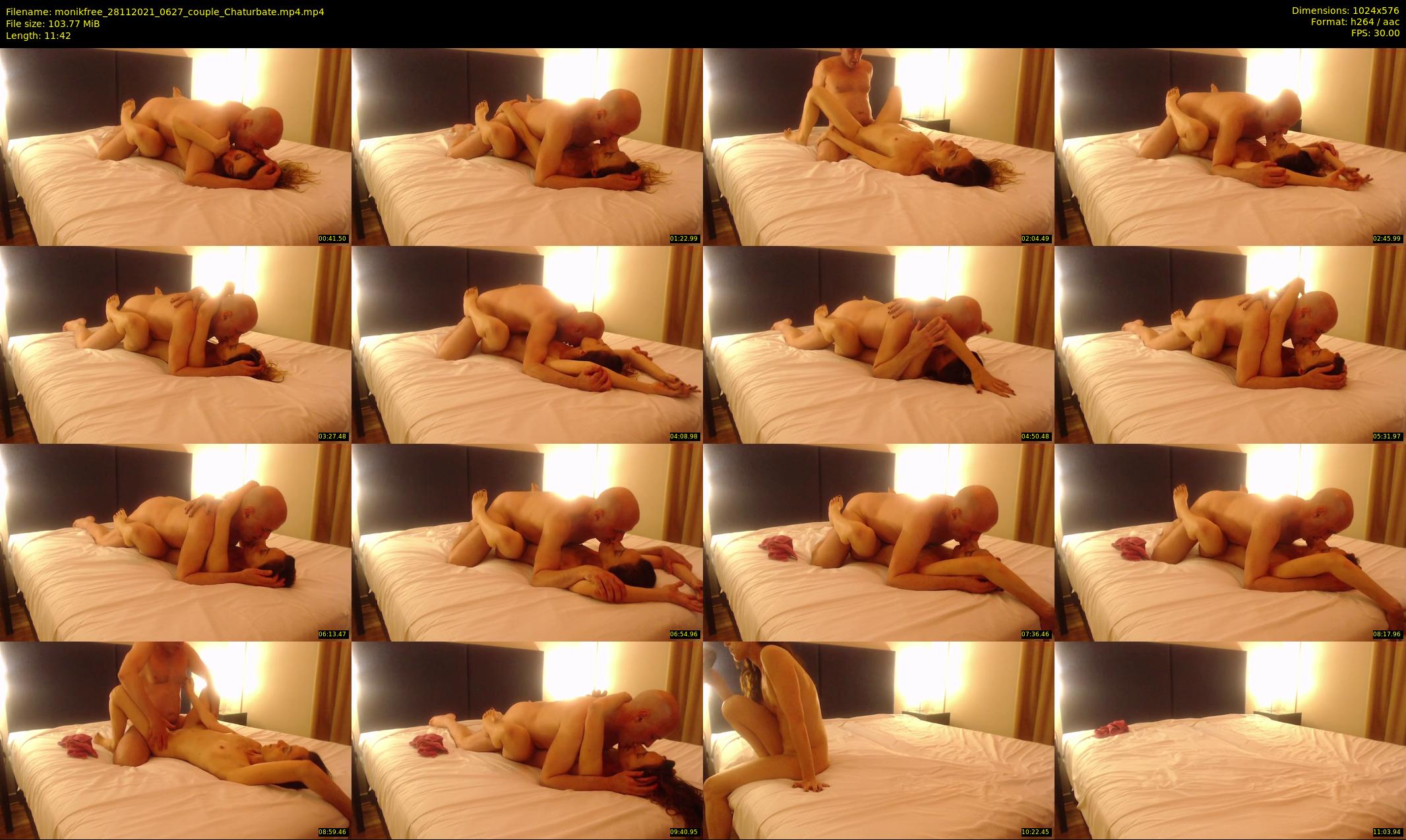 monikfree — 12 minute Chaturbate couple cam show recording, 480p, Nov 28, 2021