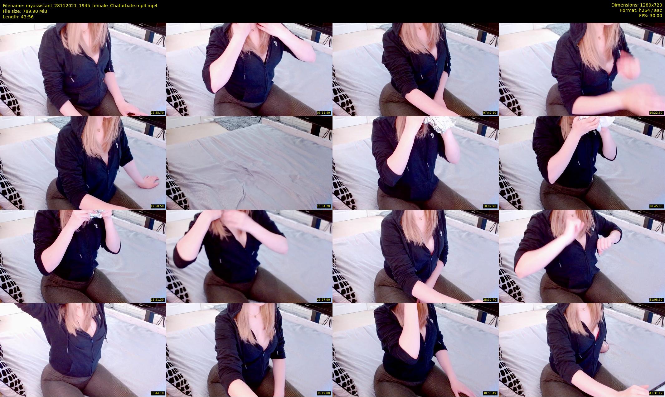 myassistant — 44 minute Chaturbate female cam show recording, 720p, Nov 28, 2021