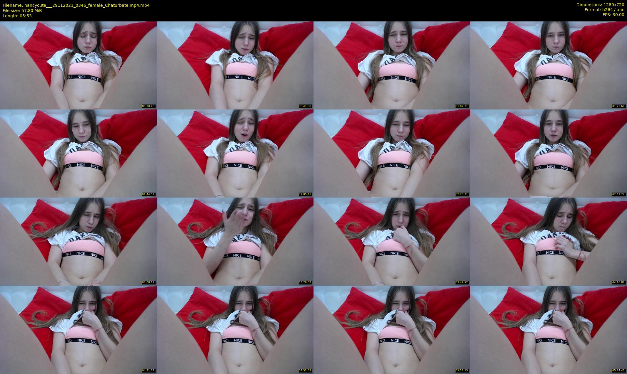 nancycute__ — 6 minute Chaturbate female cam show recording, 720p, Nov 29, 2021