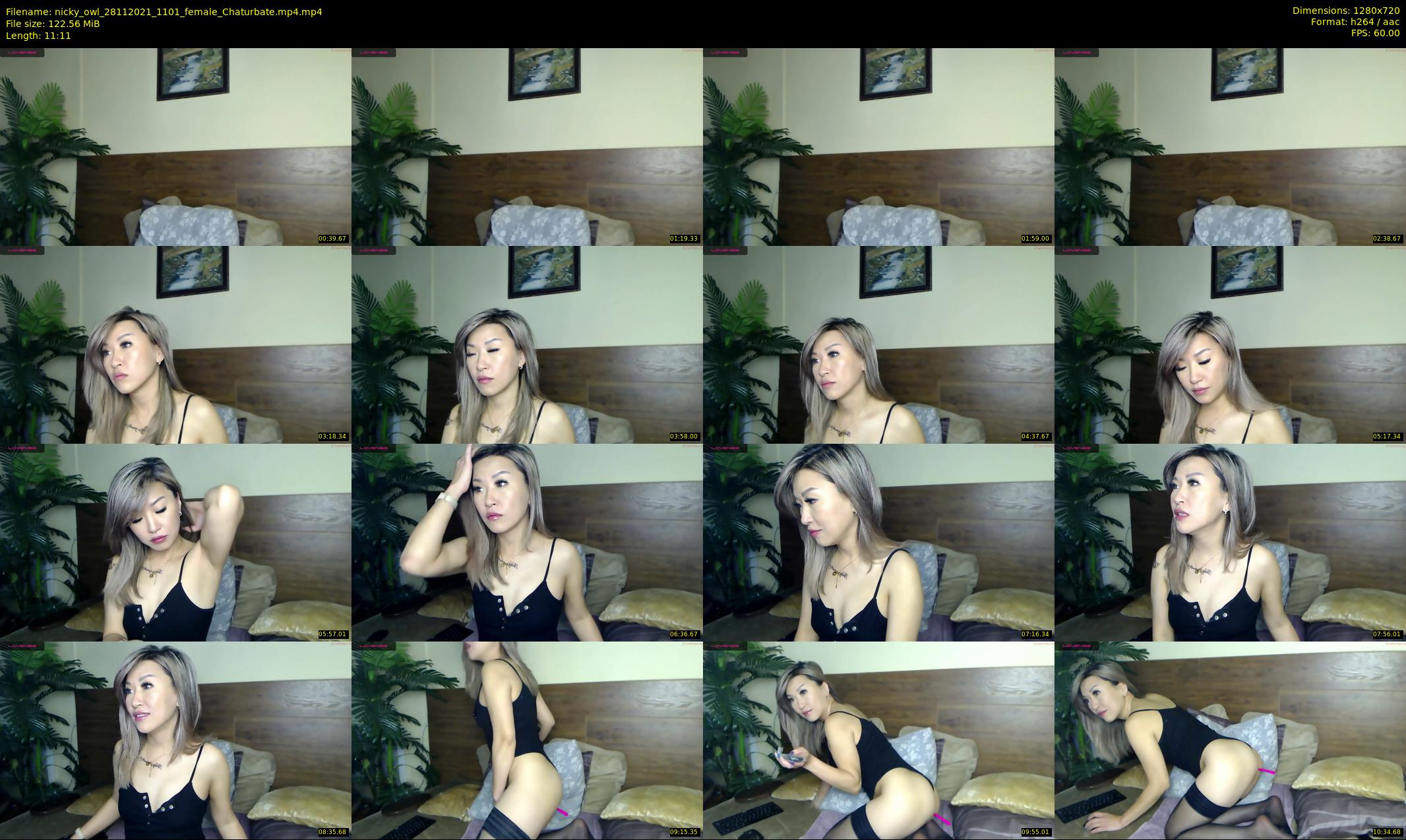 nicky_owl — 12 minute Chaturbate female cam show recording, 720p, Nov 28, 2021