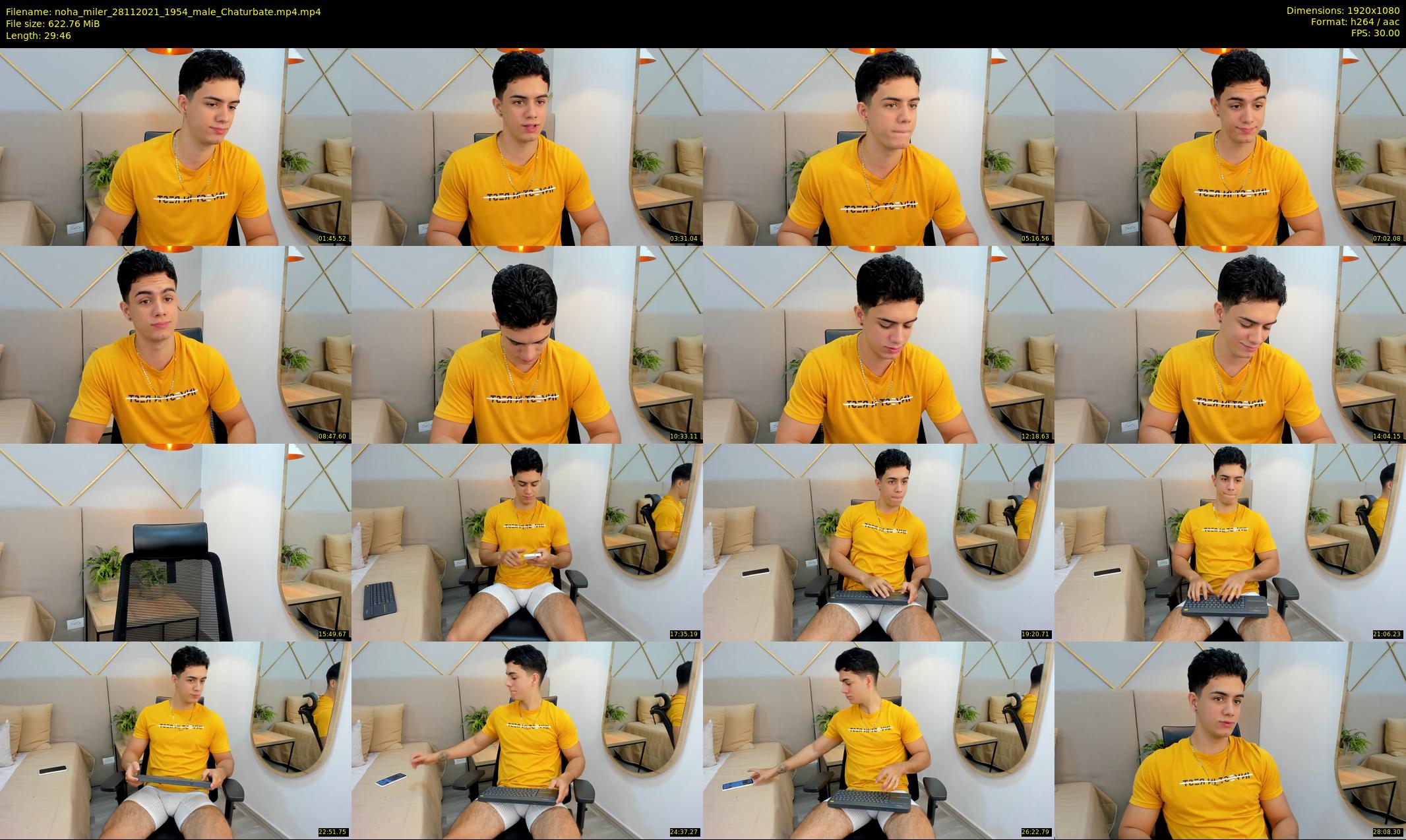 noha_miler — 30 minute Chaturbate male cam show recording, 1080p, Nov 28, 2021