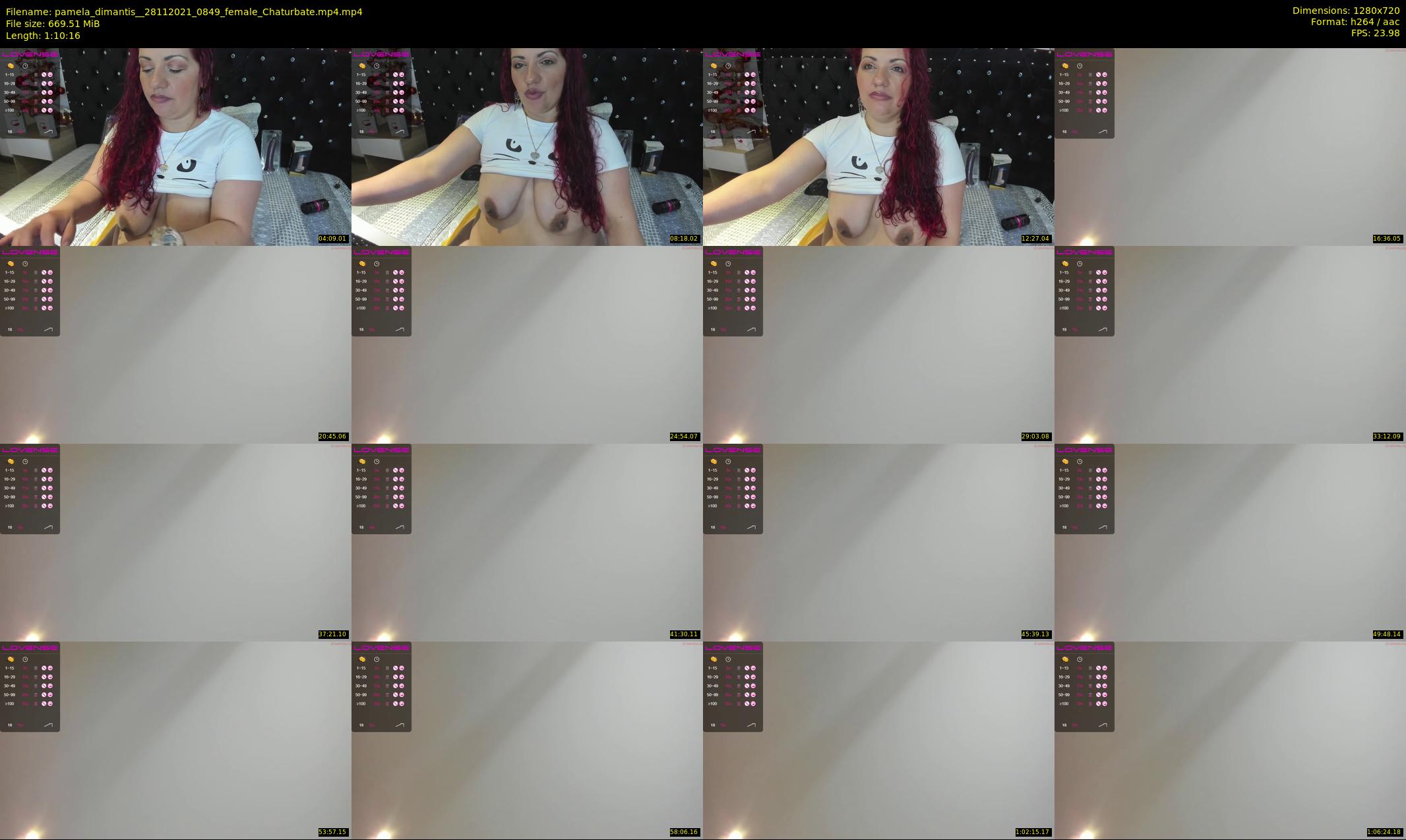 pamela_dimantis_ — 71 minute Chaturbate female cam show recording, 720p, Nov 28, 2021