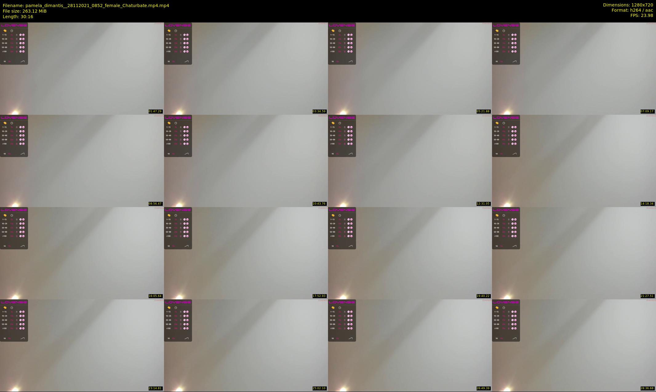 pamela_dimantis_ — 31 minute Chaturbate female cam show recording, 720p, Nov 28, 2021
