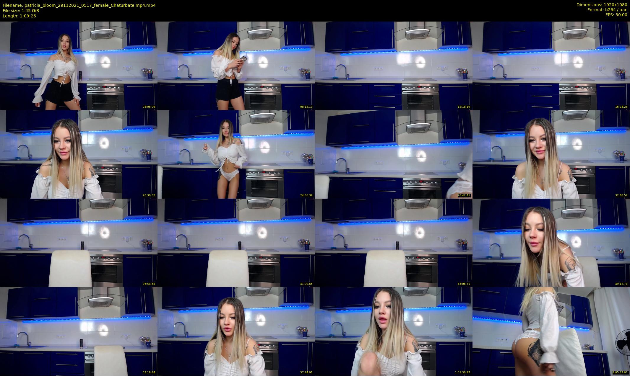 patricia_bloom — 70 minute Chaturbate female cam show recording, 1080p, Nov 29, 2021