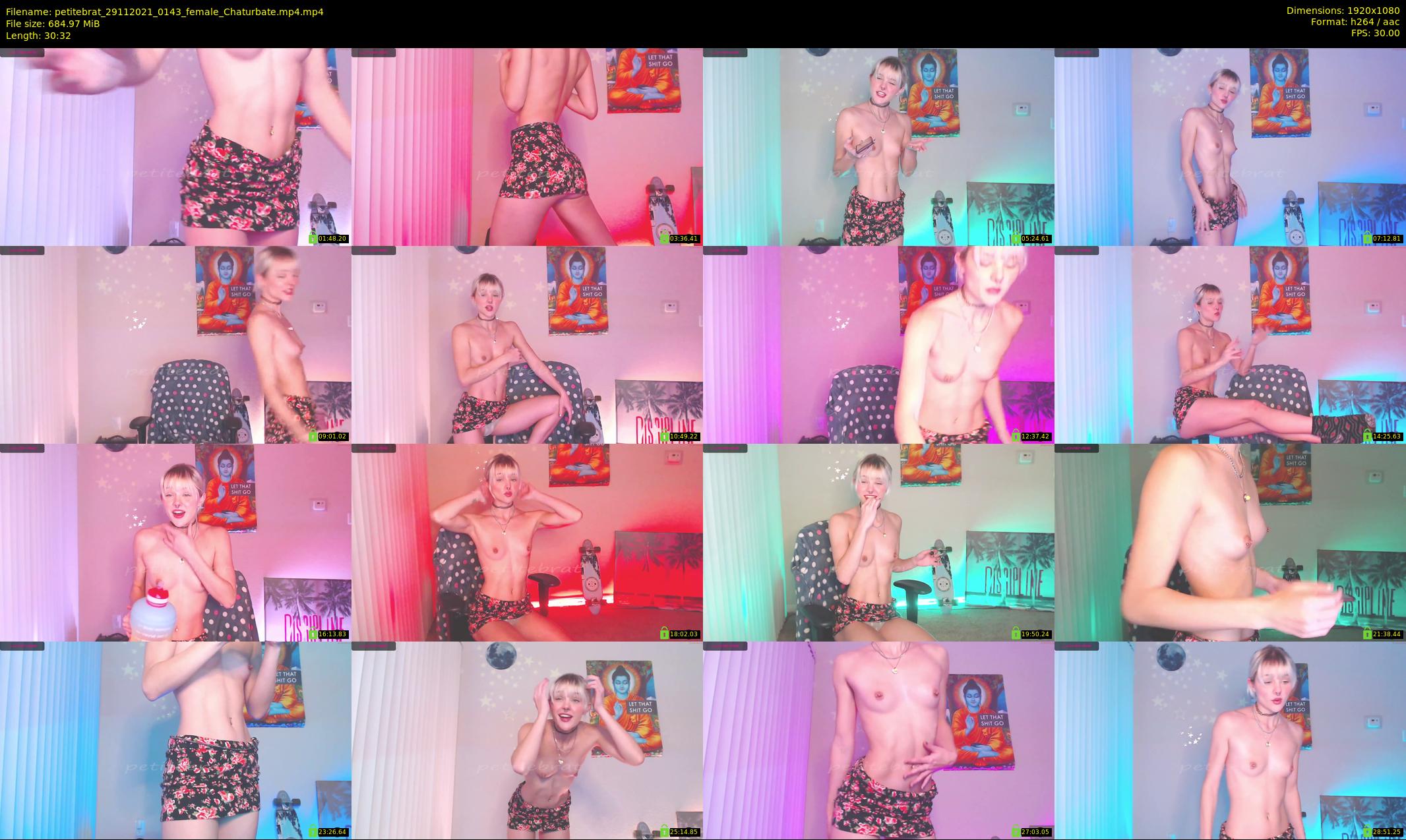 petitebrat — 31 minute Chaturbate female cam show recording, 1080p, Nov 29, 2021