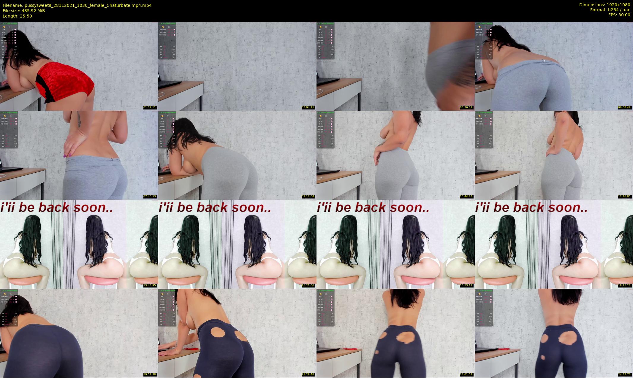 pussysweet9 — 26 minute Chaturbate female cam show recording, 1080p, Nov 28, 2021