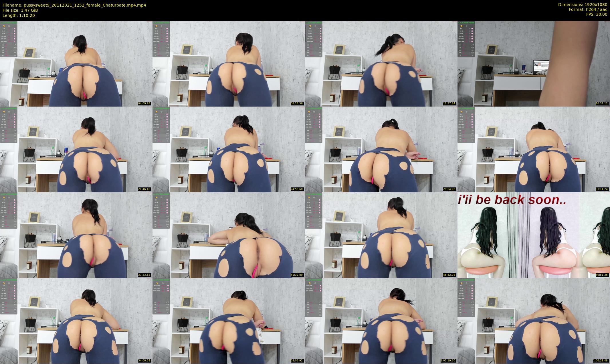 pussysweet9 — 71 minute Chaturbate female cam show recording, 1080p, Nov 28, 2021