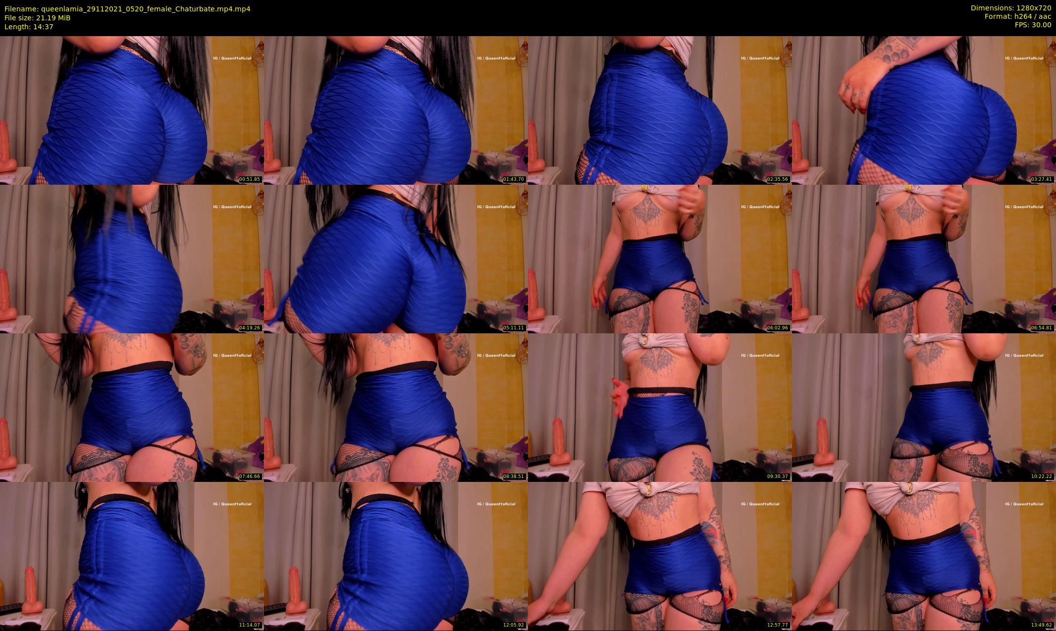 queenlamia — 15 minute Chaturbate female cam show recording, 720p, Nov 29, 2021
