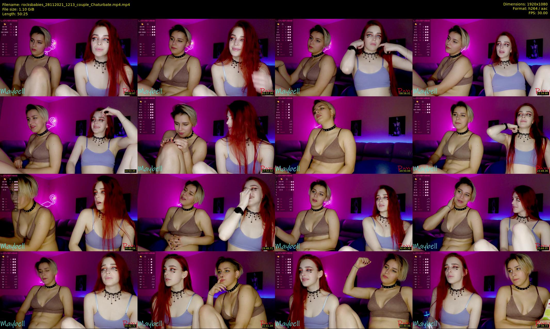 rocksbabies — 51 minute Chaturbate female cam show recording, 1080p, Nov 28, 2021