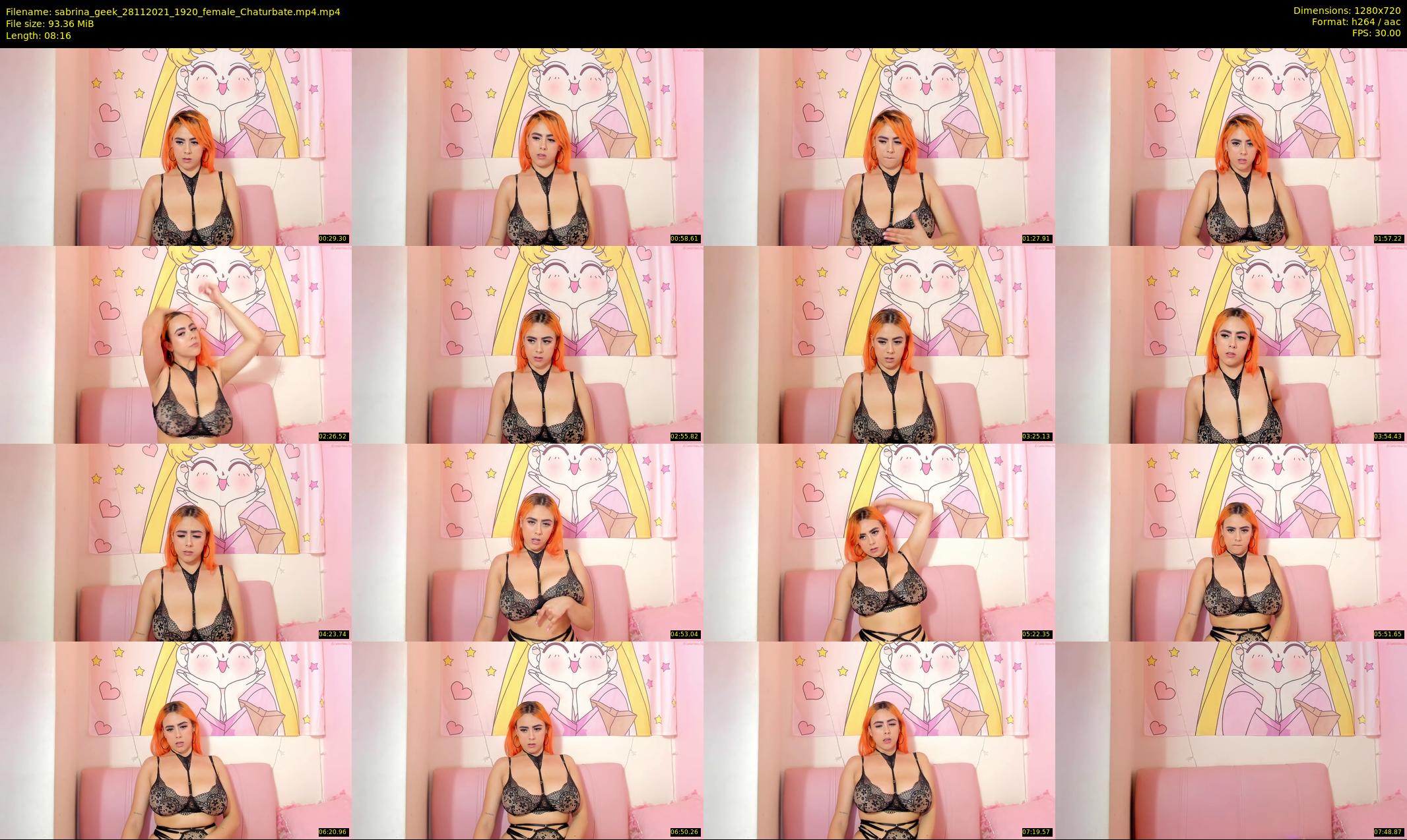 sabrina_geek — 9 minute Chaturbate female cam show recording, 720p, Nov 28, 2021