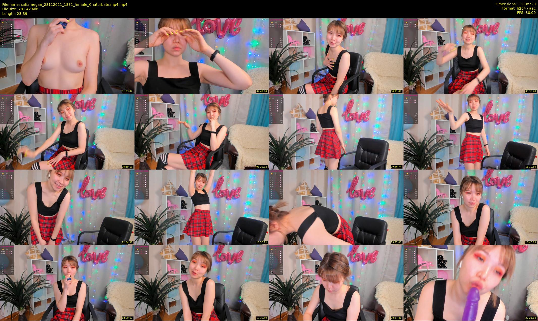 safiamegan — 24 minute Chaturbate couple cam show recording, 720p, Nov 28, 2021