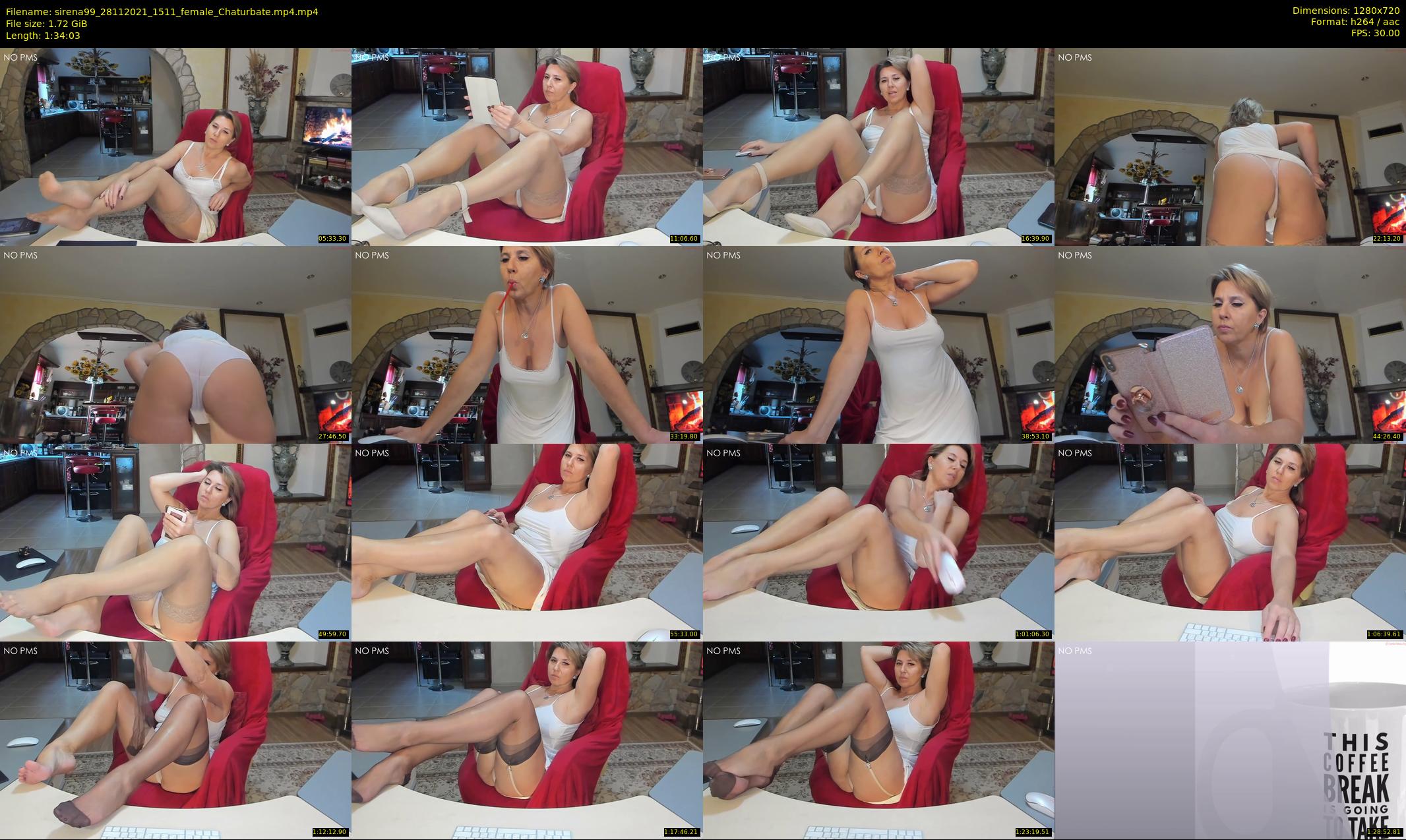 sirena99 — 95 minute Chaturbate female cam show recording, 720p, Nov 28, 2021