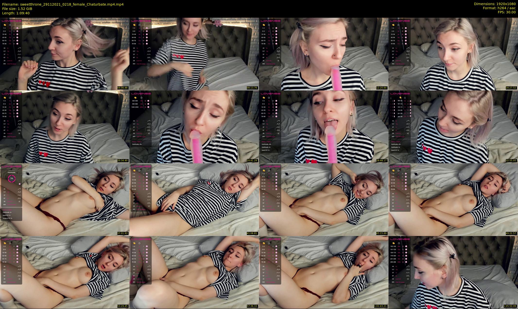 sweetthrone — 70 minute Chaturbate couple cam show recording, 1080p, Nov 29, 2021
