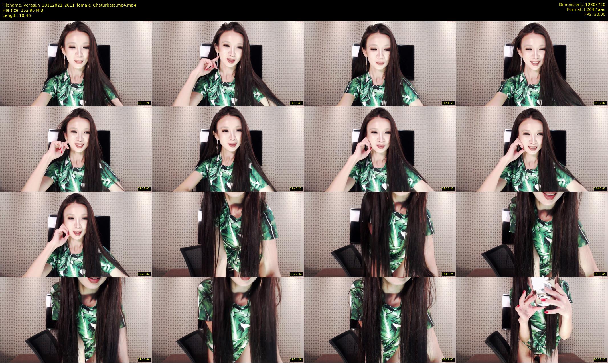 verasun — 11 minute Chaturbate female cam show recording, 720p, Nov 28, 2021