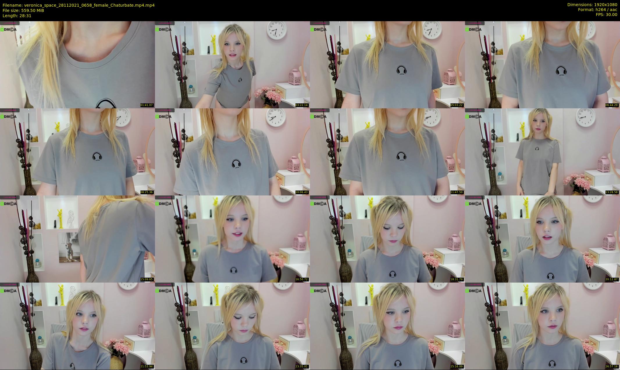 veronica_space — 29 minute Chaturbate female cam show recording, 1080p, Nov 28, 2021