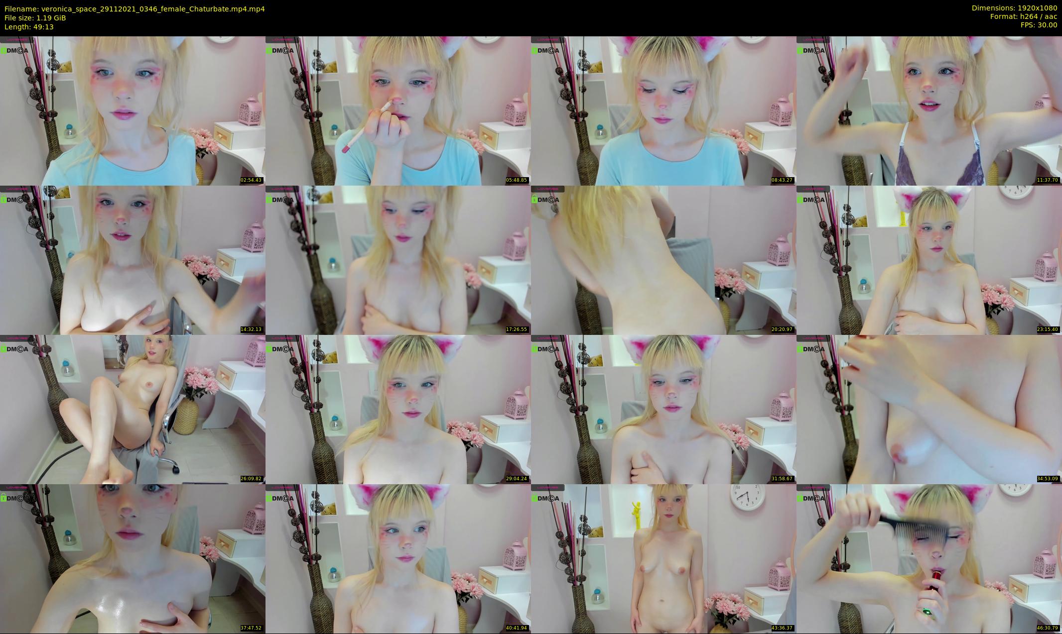 veronica_space — 50 minute Chaturbate female cam show recording, 1080p, Nov 29, 2021