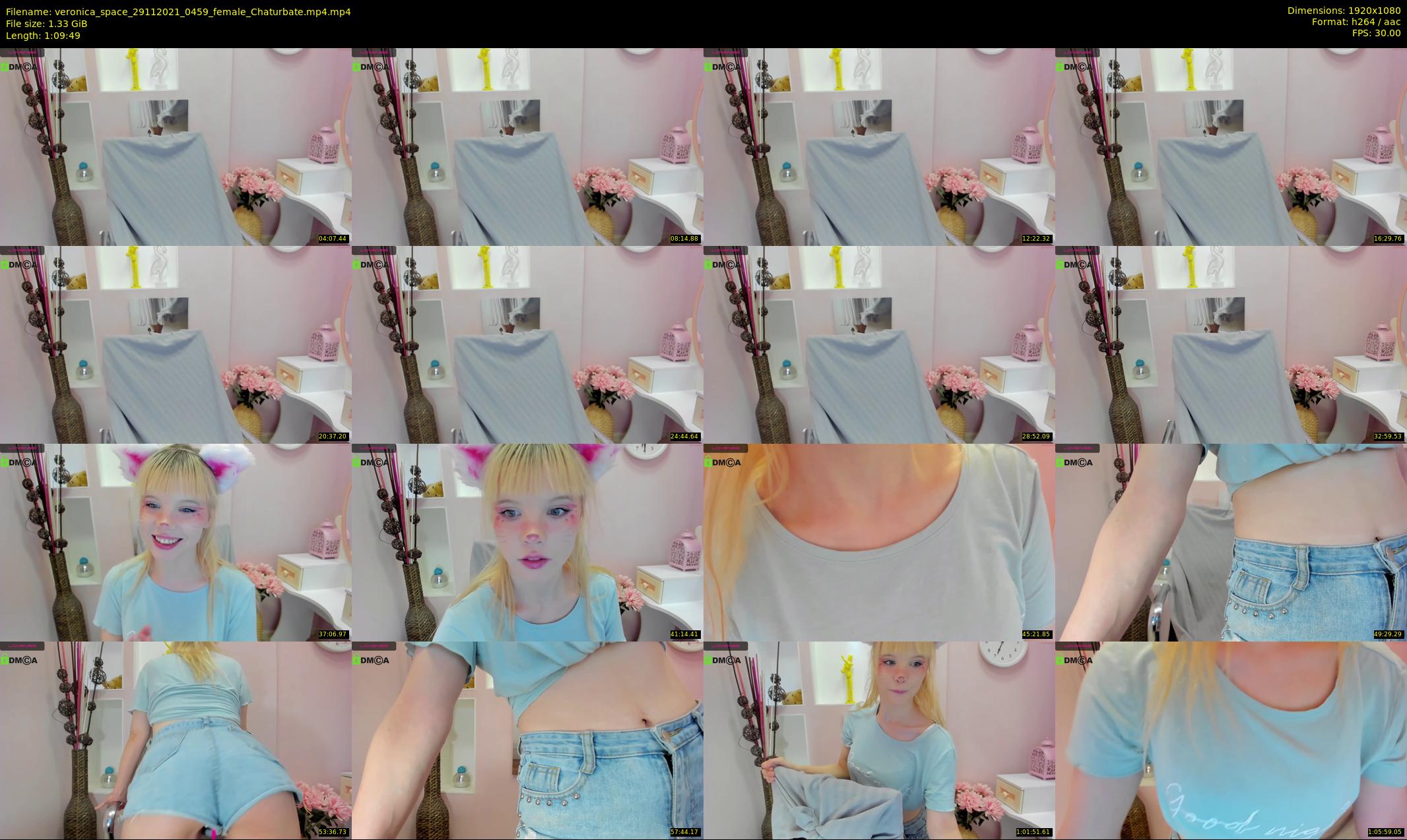 veronica_space — 70 minute Chaturbate female cam show recording, 1080p, Nov 29, 2021