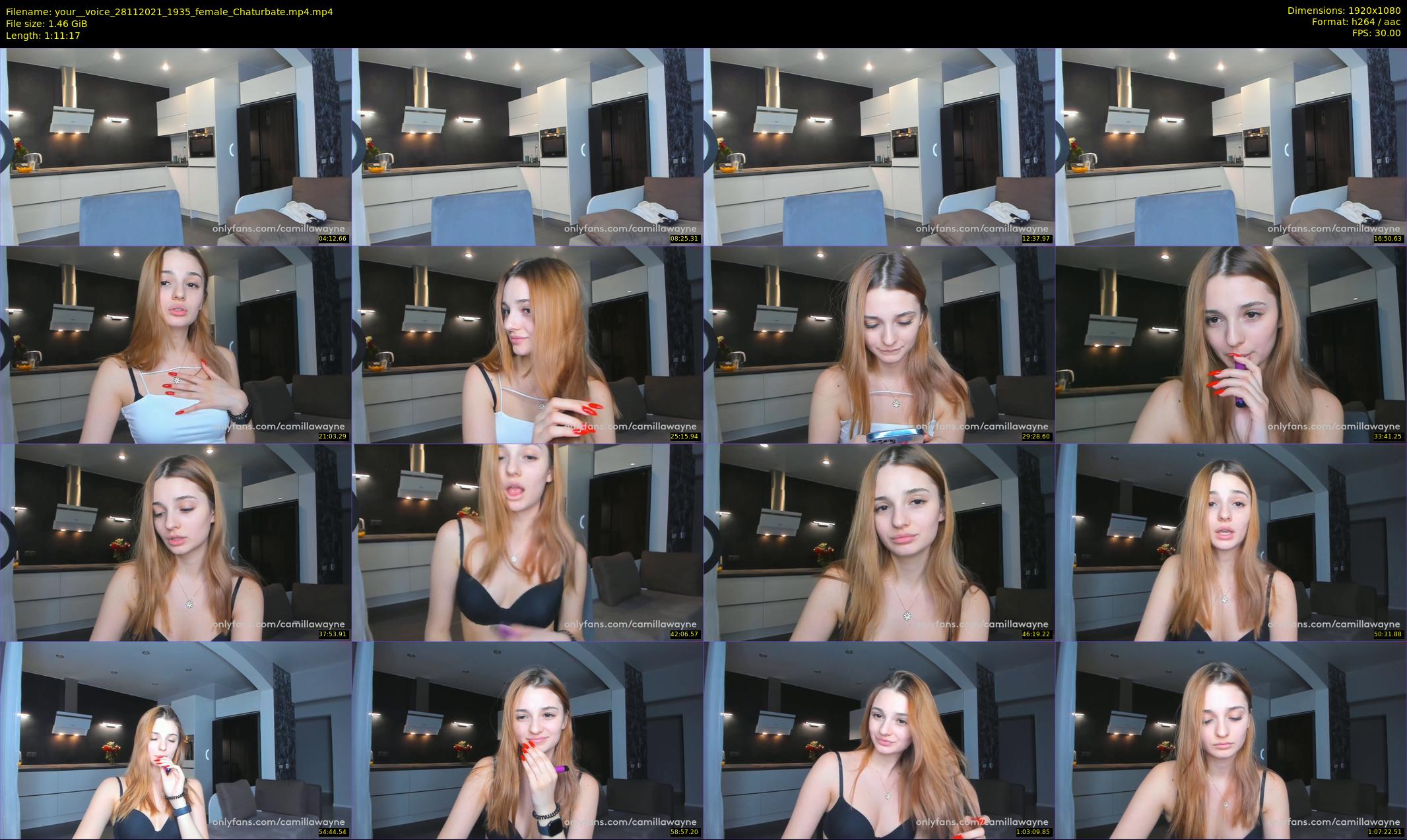 your__voice — 72 minute Chaturbate female cam show recording, 1080p, Nov 28, 2021